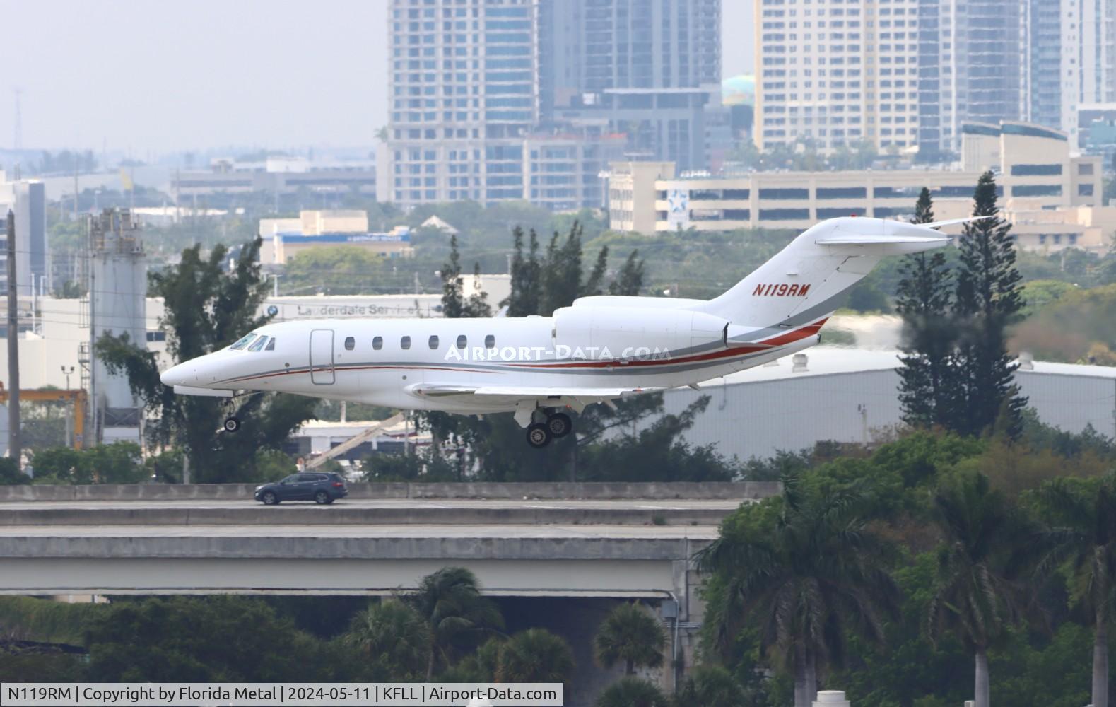 N119RM, 1998 Cessna 750 Citation X C/N 750-0051, C750 zx RIL-FLL