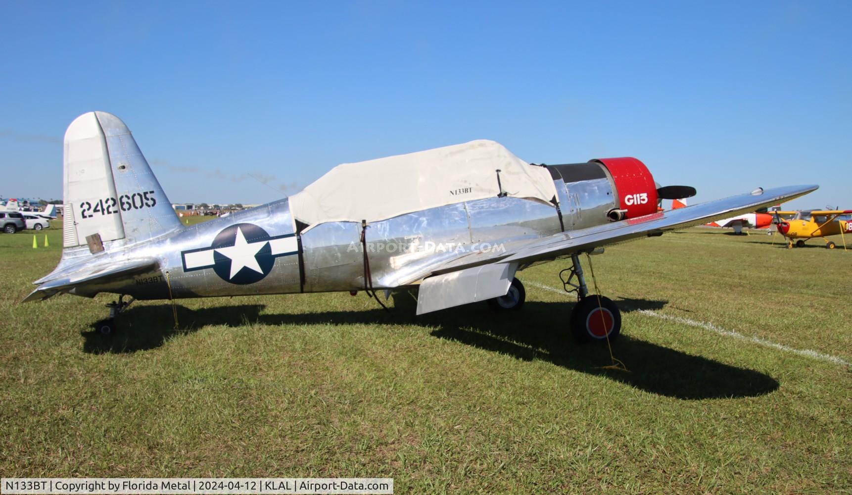N133BT, 1943 Consolidated Vultee BT-13A C/N 9683, Sun N Fun 2024 zx