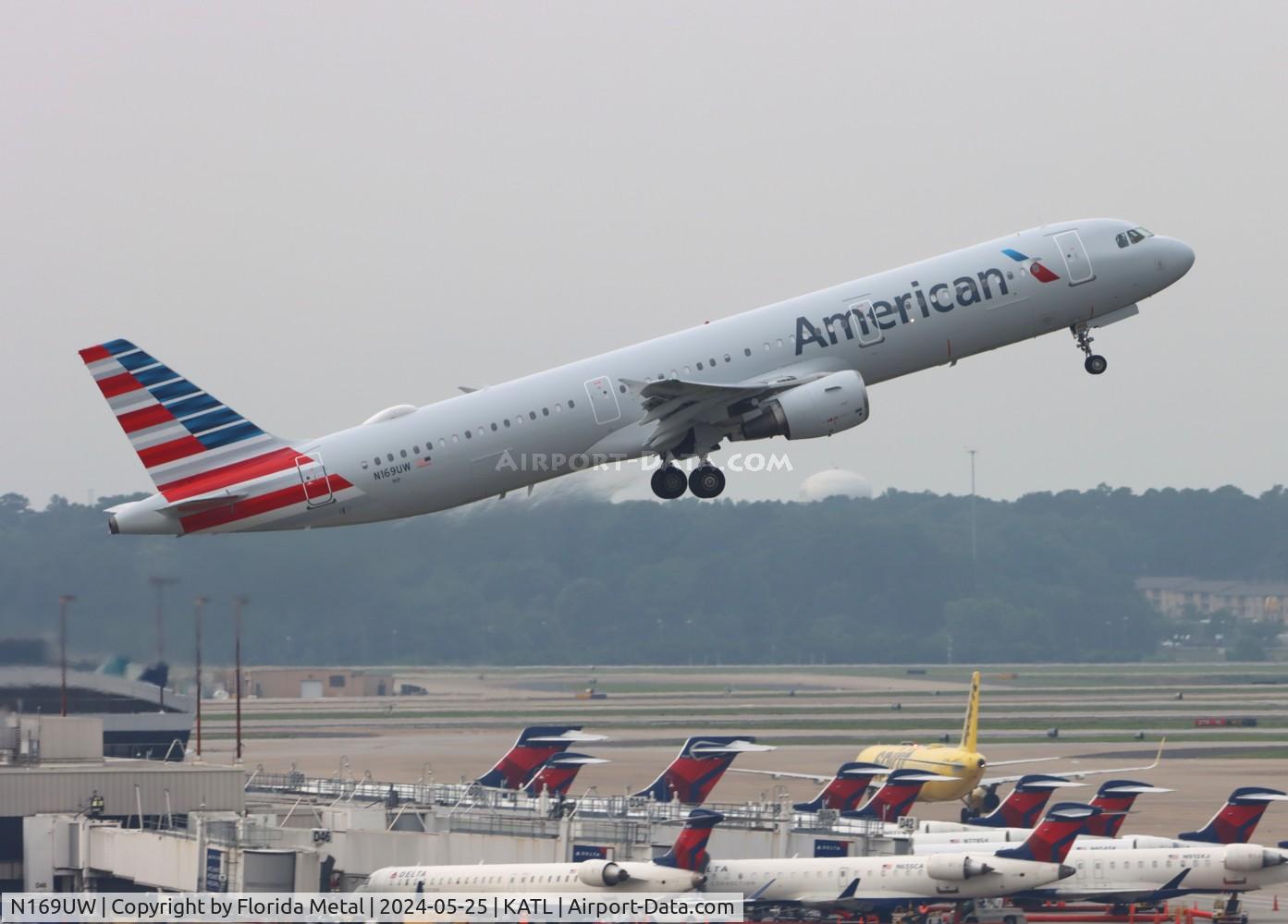 N169UW, 2001 Airbus A321-211 C/N 1455, AAL A321 zx ATL-PHX