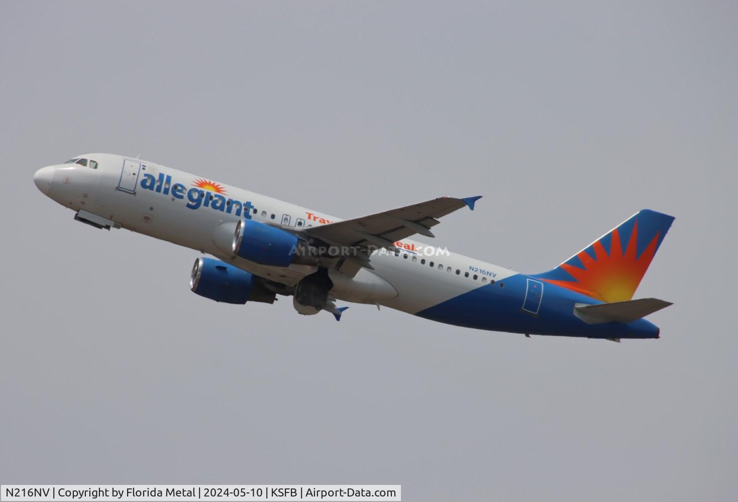 N216NV, 2000 Airbus A320-214 C/N 1318, AAY A320 zx SFB-SBN