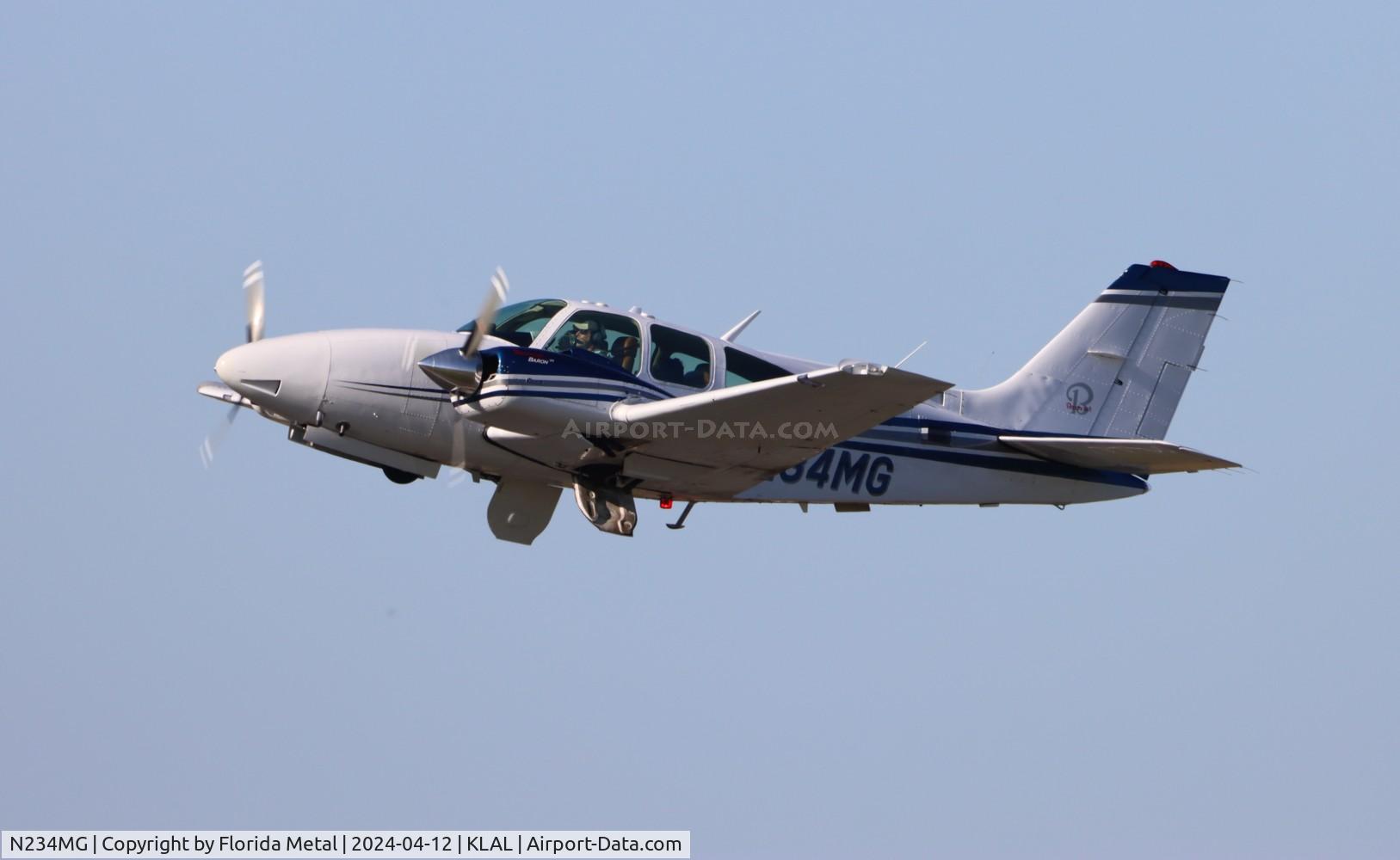 N234MG, 1977 Beech E-55 Baron C/N TE-1104, Baron 55 zx LAL-KFMY