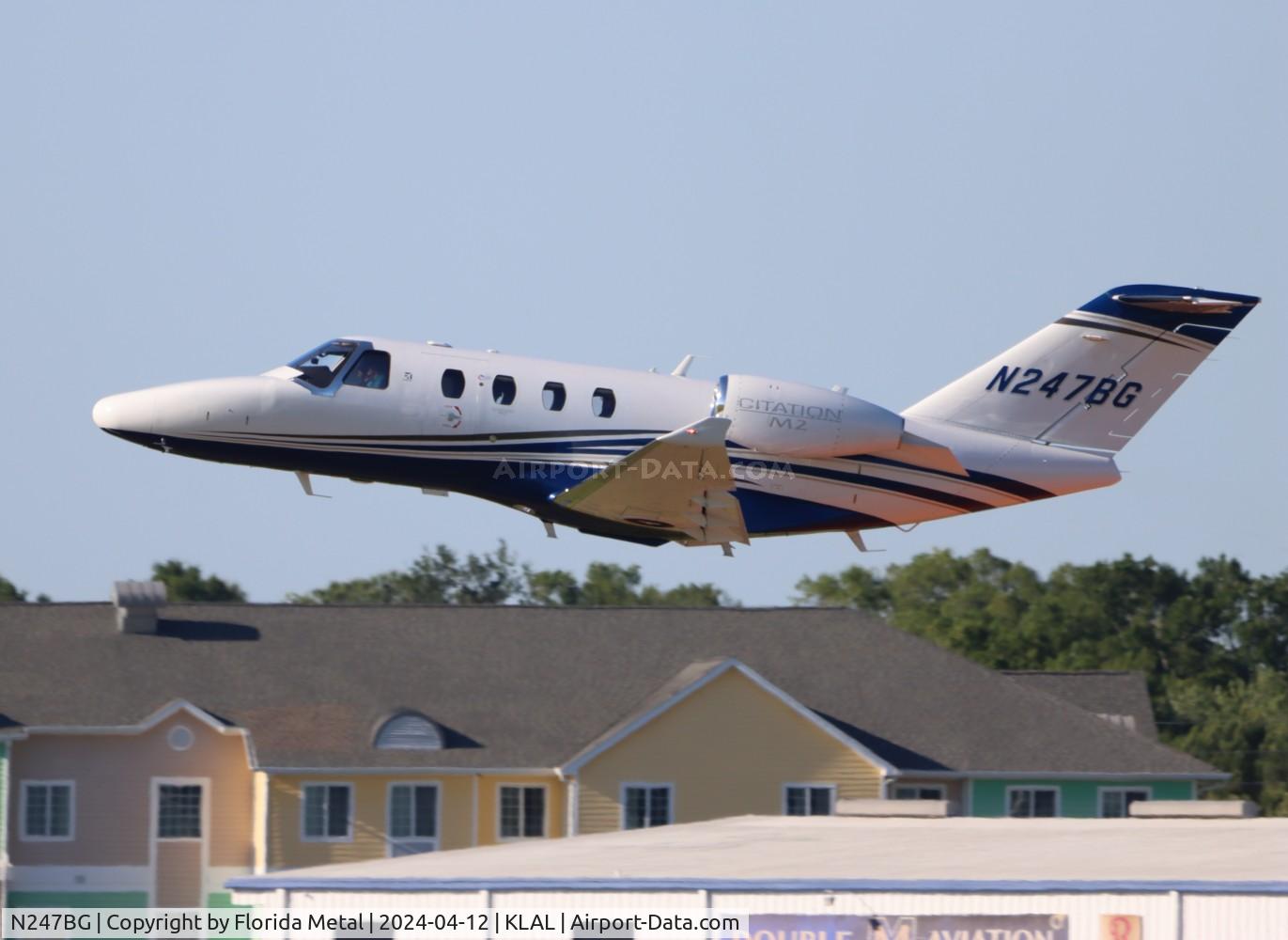 N247BG, 2021 Cessna 525 CitationJet M2 C/N 525-1078, C525M zx