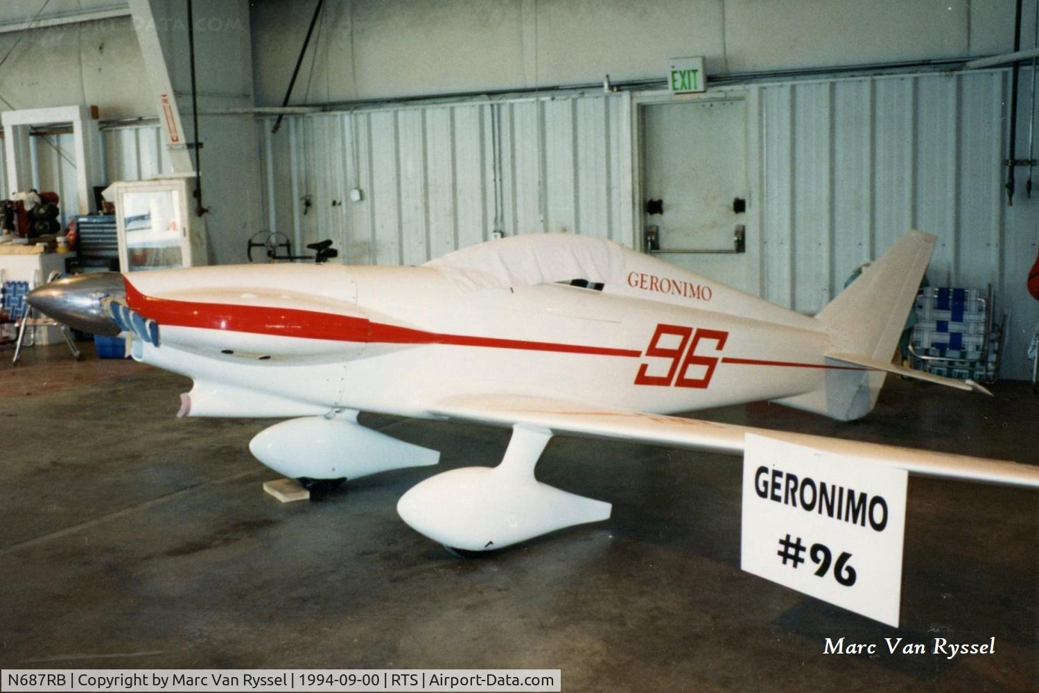 N687RB, 1988 Boyd Robert C BOYD GR-7 PANTHER C/N 01, Race #96  N687RB 