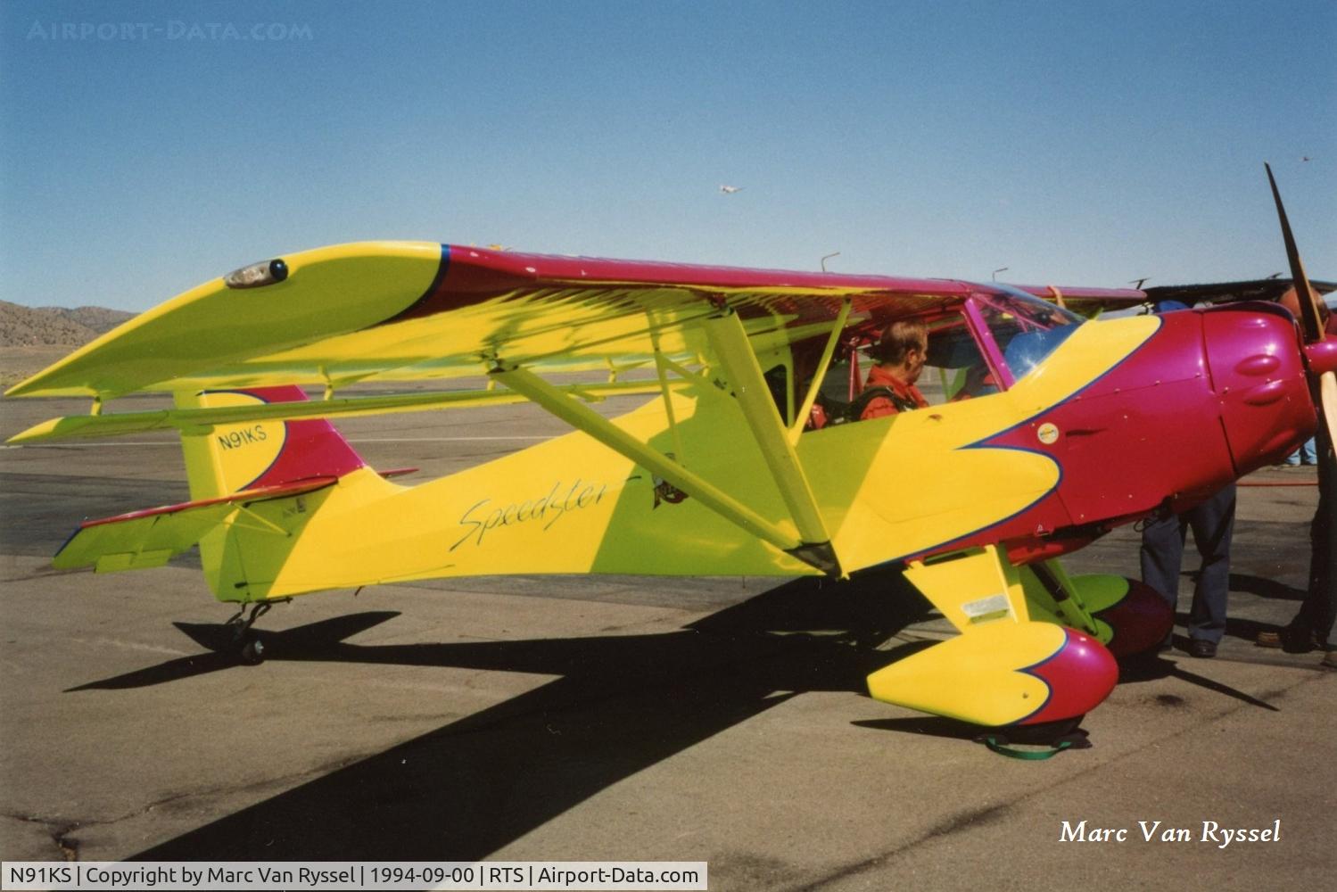 N91KS, Denney Kitfox Classic 4 C/N 1515, N91KS at Reno Stead in Sept 1994.