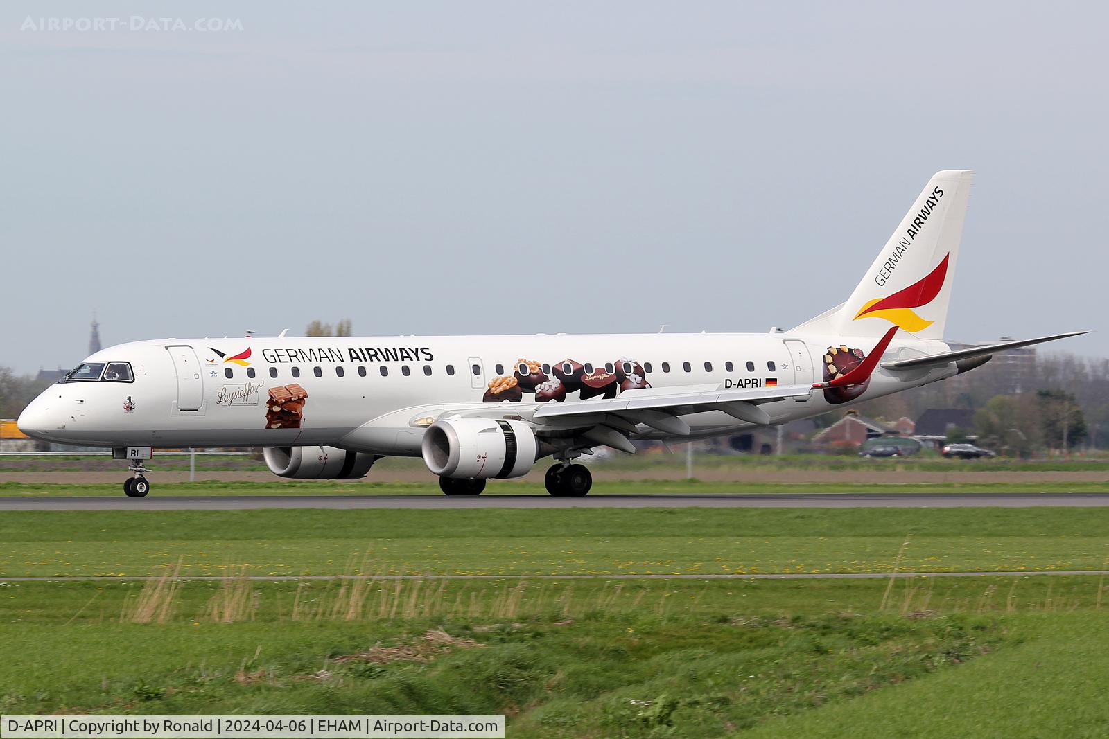D-APRI, 2008 Embraer 190LR (ERJ-190-100LR) C/N 19000178, st spl