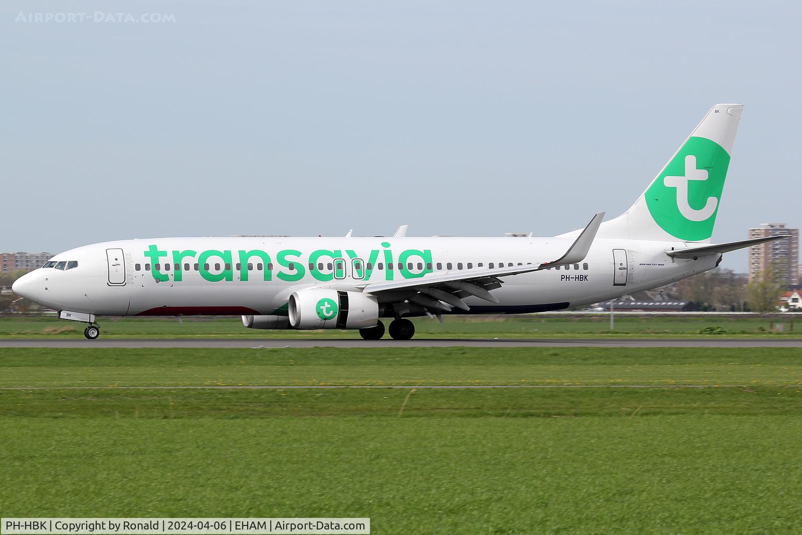 PH-HBK, 2010 Boeing 737-800 C/N 40876, at spl
