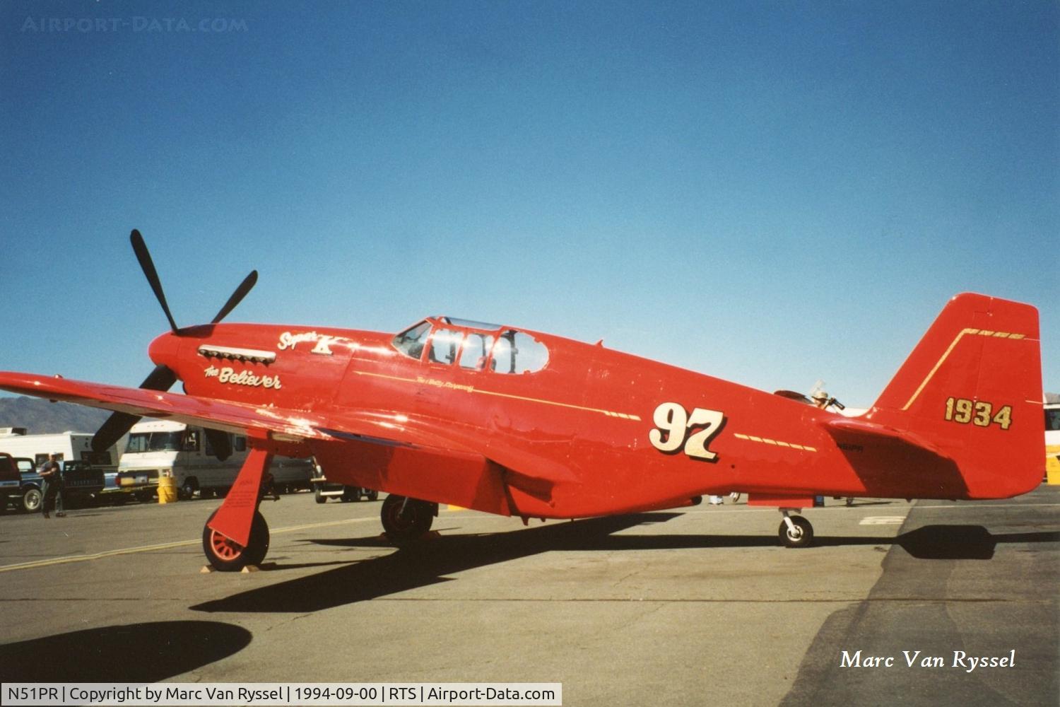 N51PR, 1943 North American P-51C Mustang C/N 103-26778, N51PR  race #97 