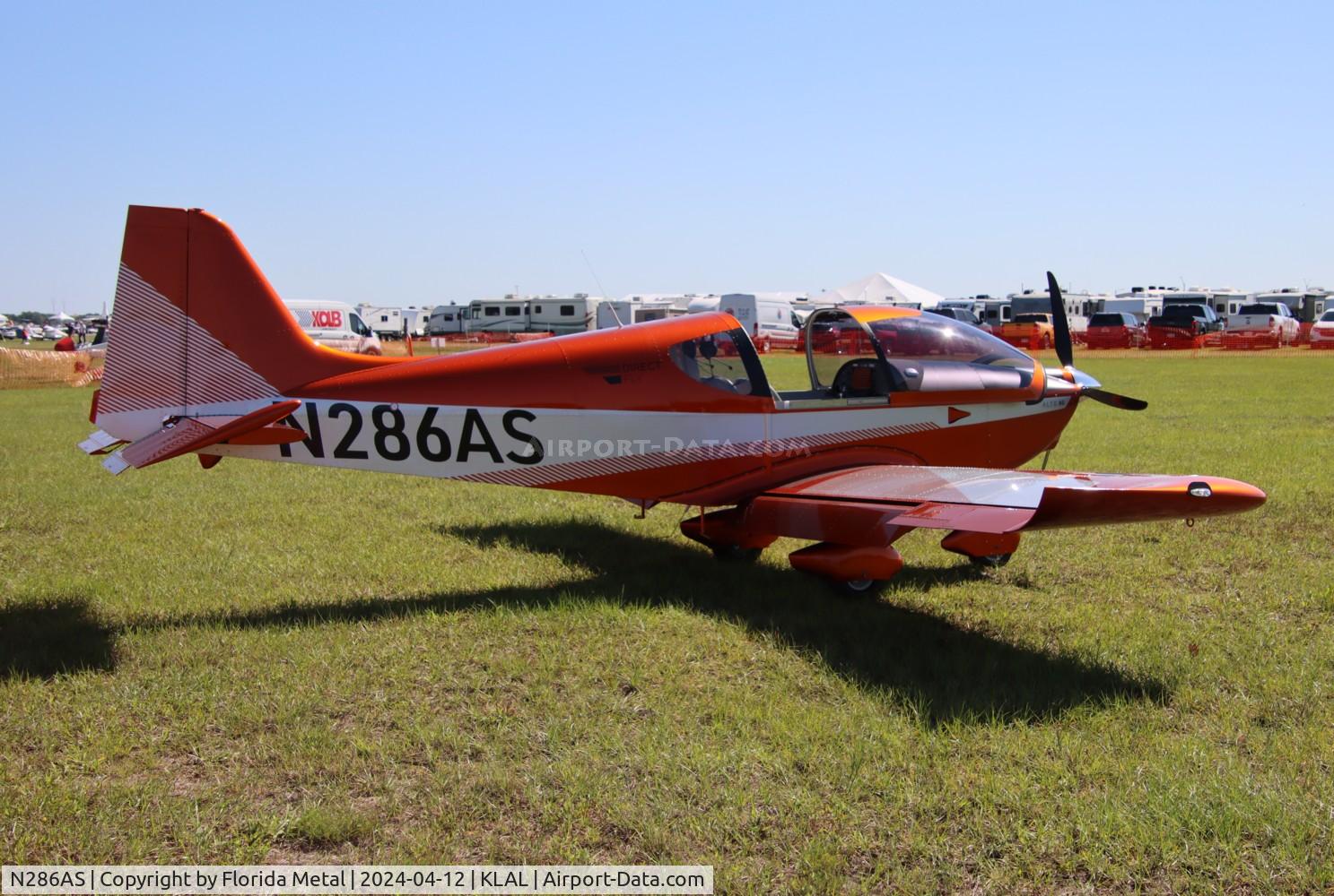 N286AS, 2022 Direct Fly Alto C/N DF158/2022, Direct Fly Alto zx