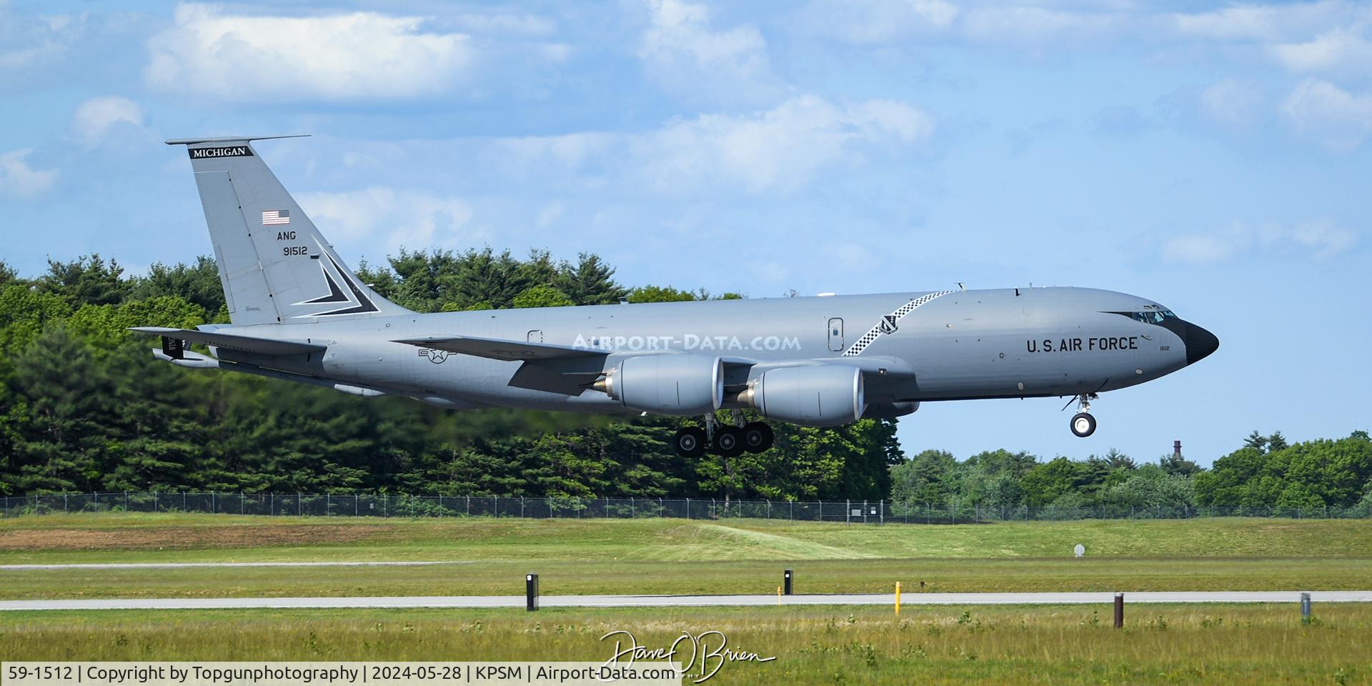 59-1512, 1959 Boeing KC-135T Stratotanker C/N 18000, 171st ARS	Selfridge ANG, MI