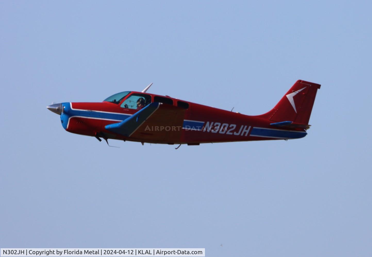 N302JH, 1962 Beech 35-B33 Debonair C/N CD-517, Bonanza 33 zx LAL-MLB