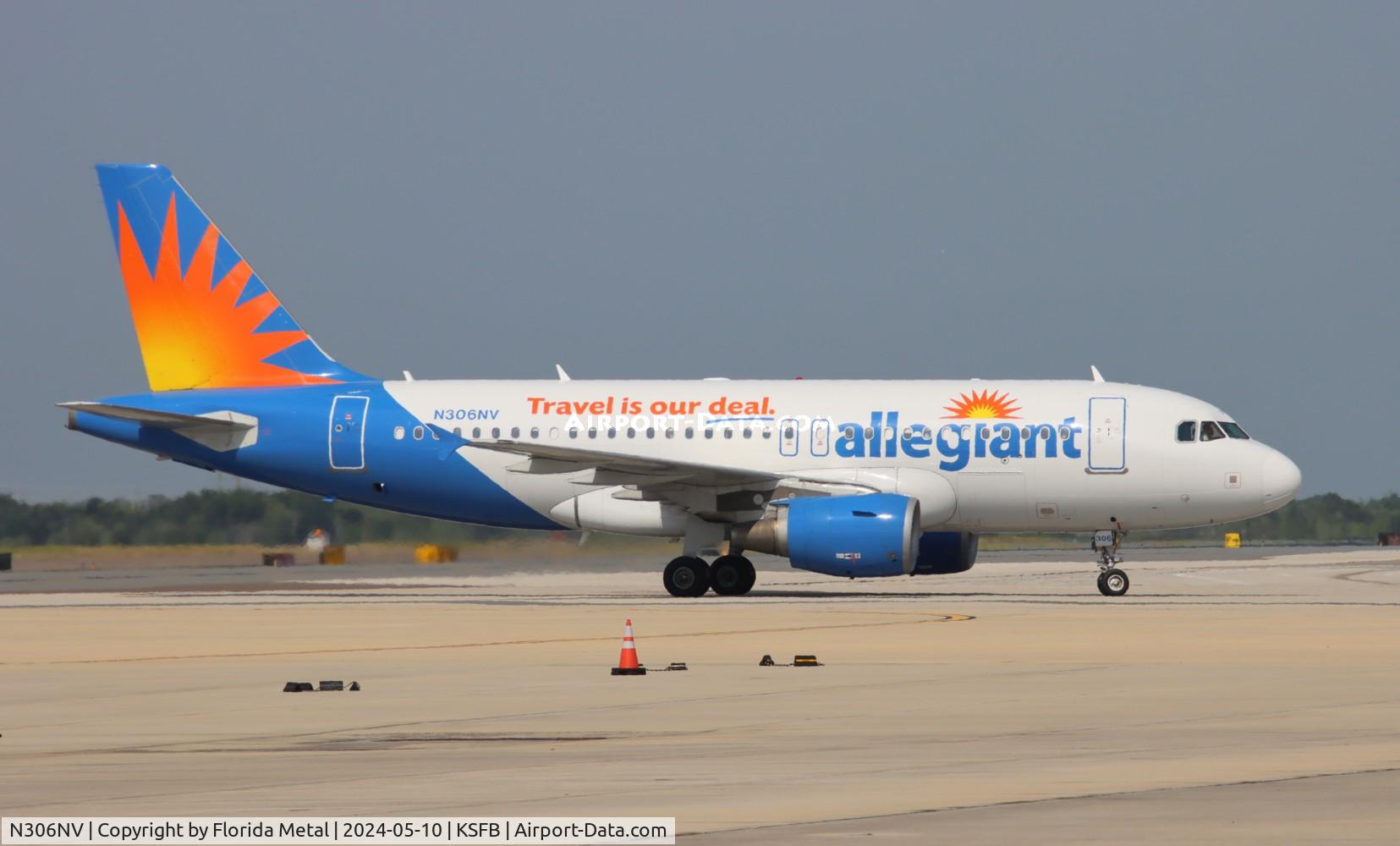 N306NV, 2005 Airbus A319-112 C/N 2420, AAY A319 zx MOT-SFB