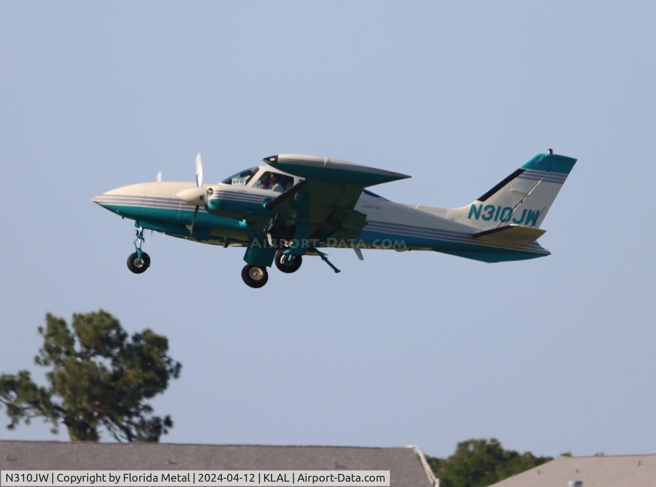 N310JW, 1977 Cessna T310R C/N 310R0956, C310R zx LAL-DAB