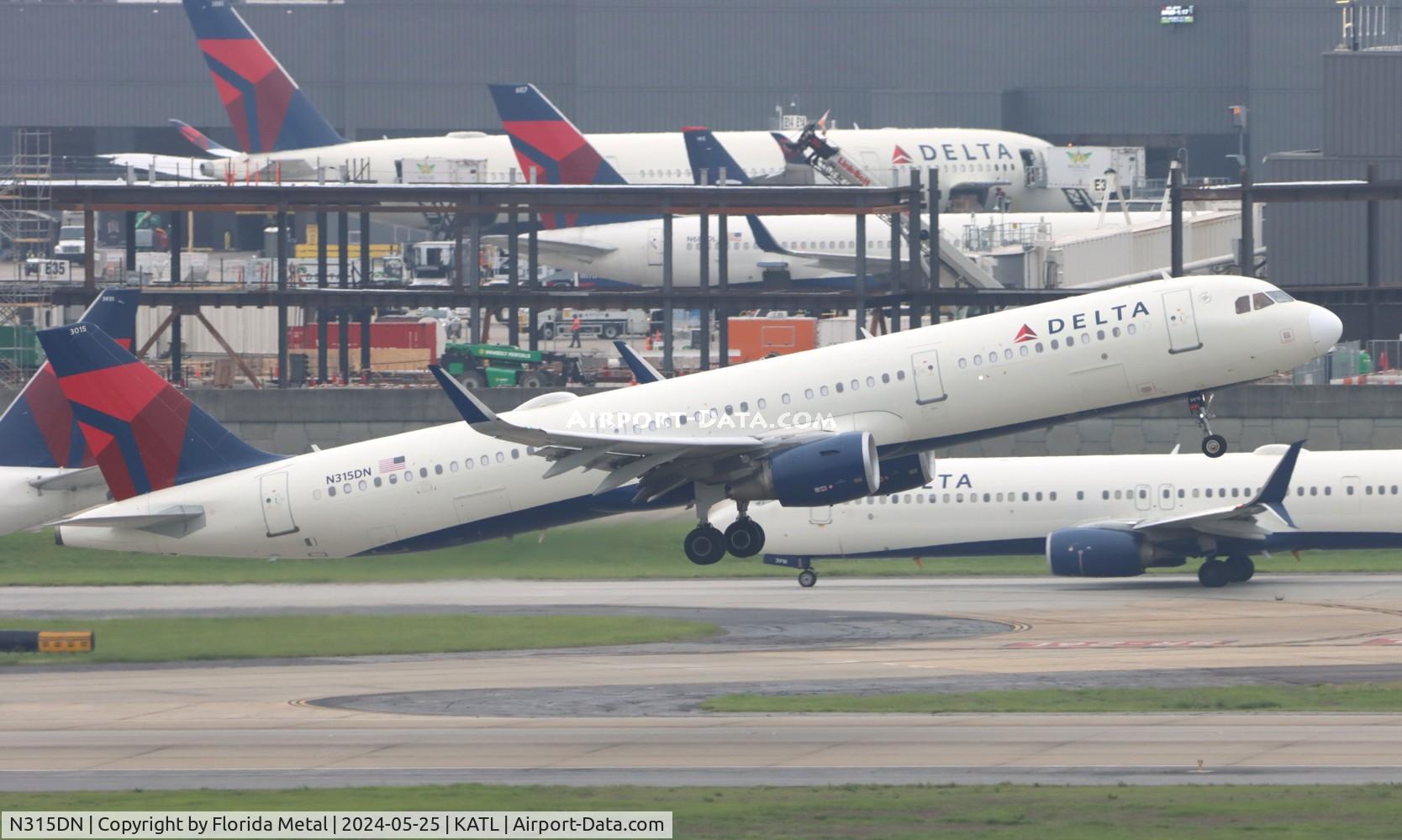 N315DN, 2016 Airbus A321-211 C/N 7436, DAL A321 zx ATL-SAT