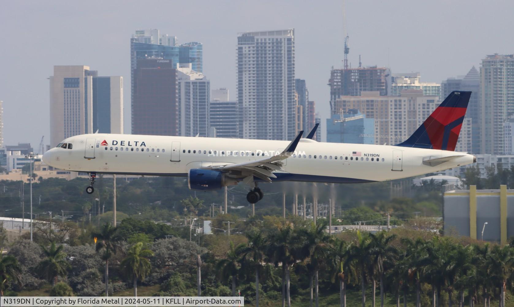 N319DN, 2017 Airbus A321-211 C/N 7479, DAL A321 zx JFK-FLL