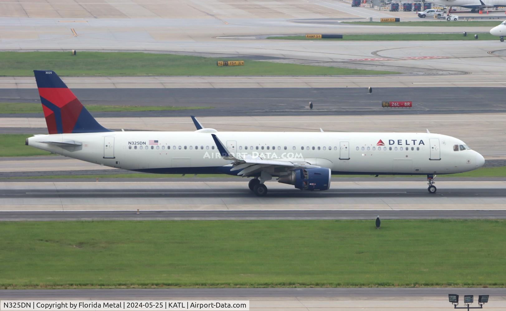 N325DN, 2017 Airbus A321-211 C/N 7709, DAL A321 zx PVD-ATL