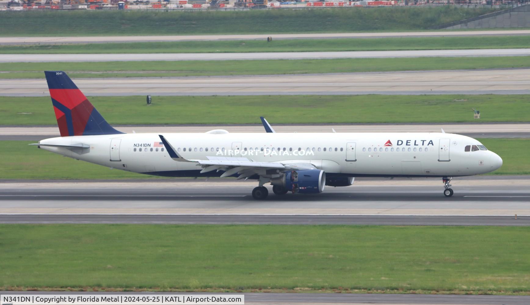 N341DN, 2018 Airbus A321-211 C/N 8134, DAL A321 zx SAT-ATL