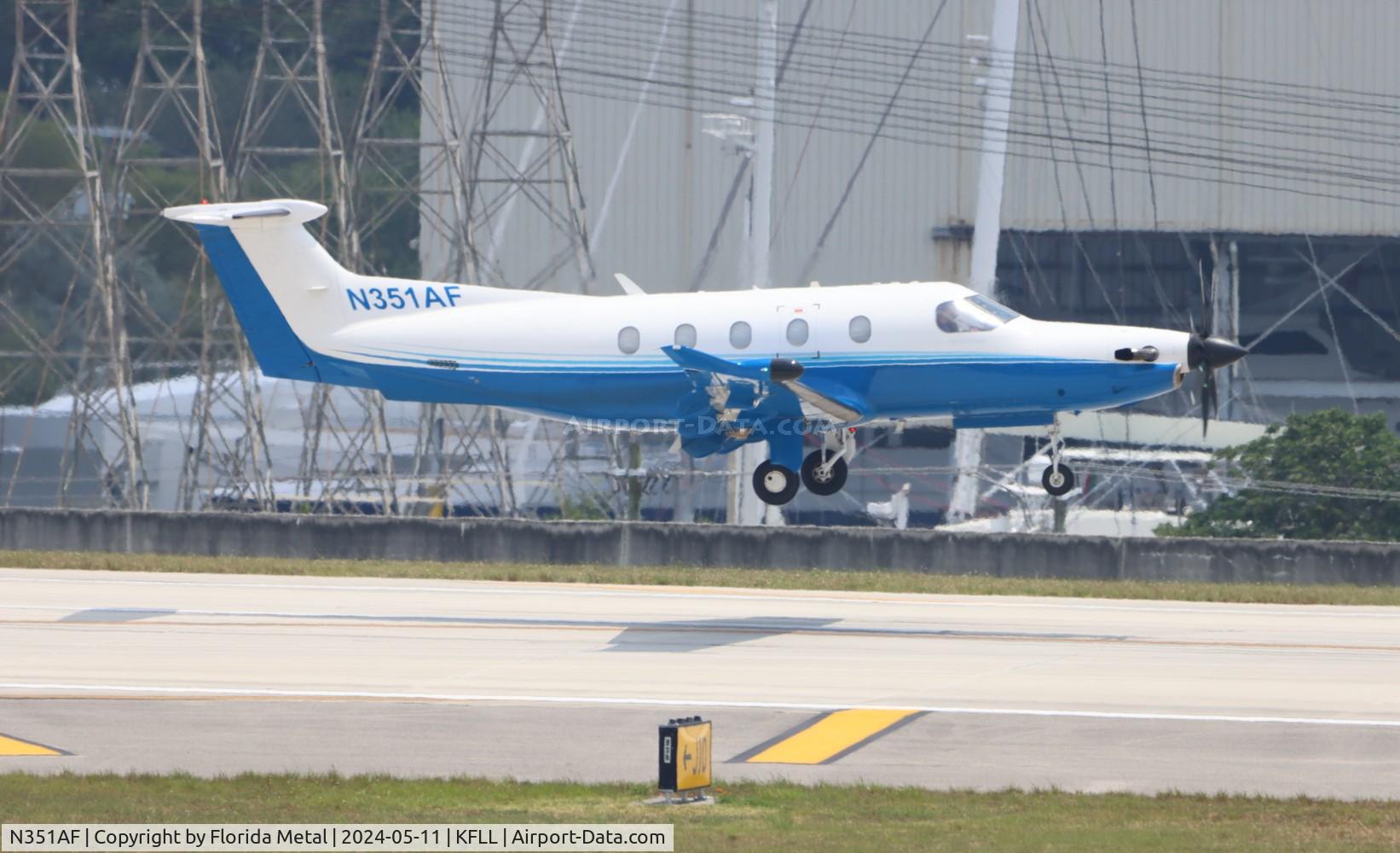 N351AF, 2012 Pilatus PC-12/47E C/N 1351, PC-12 zx 07FA-FLL
