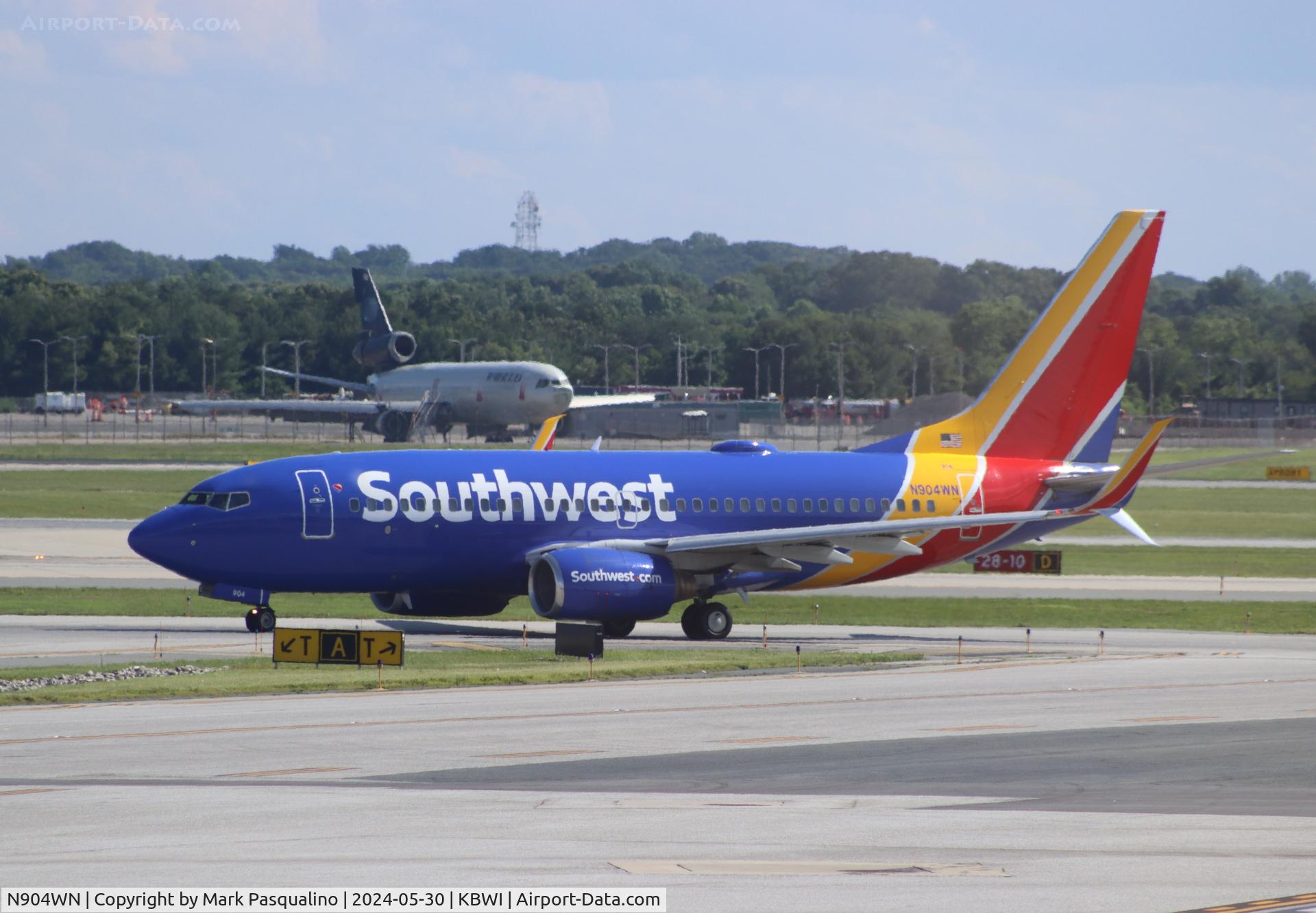N904WN, 2008 Boeing 737-7H4 C/N 36616, Boeing 737-7H4