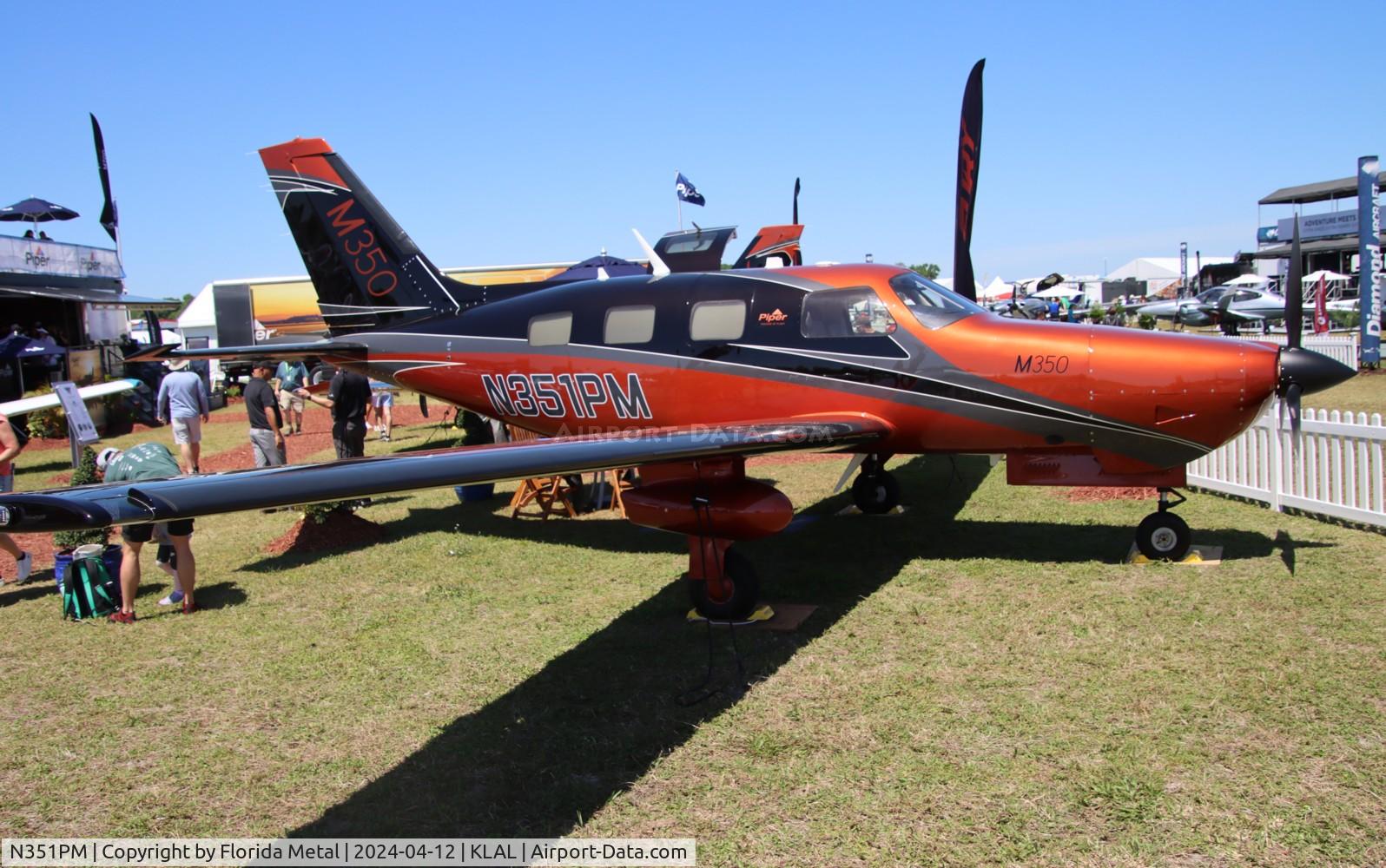 N351PM, 2024 Piper PA-46-350P M350 Malibu Mirage C/N 4636840, M350 zx