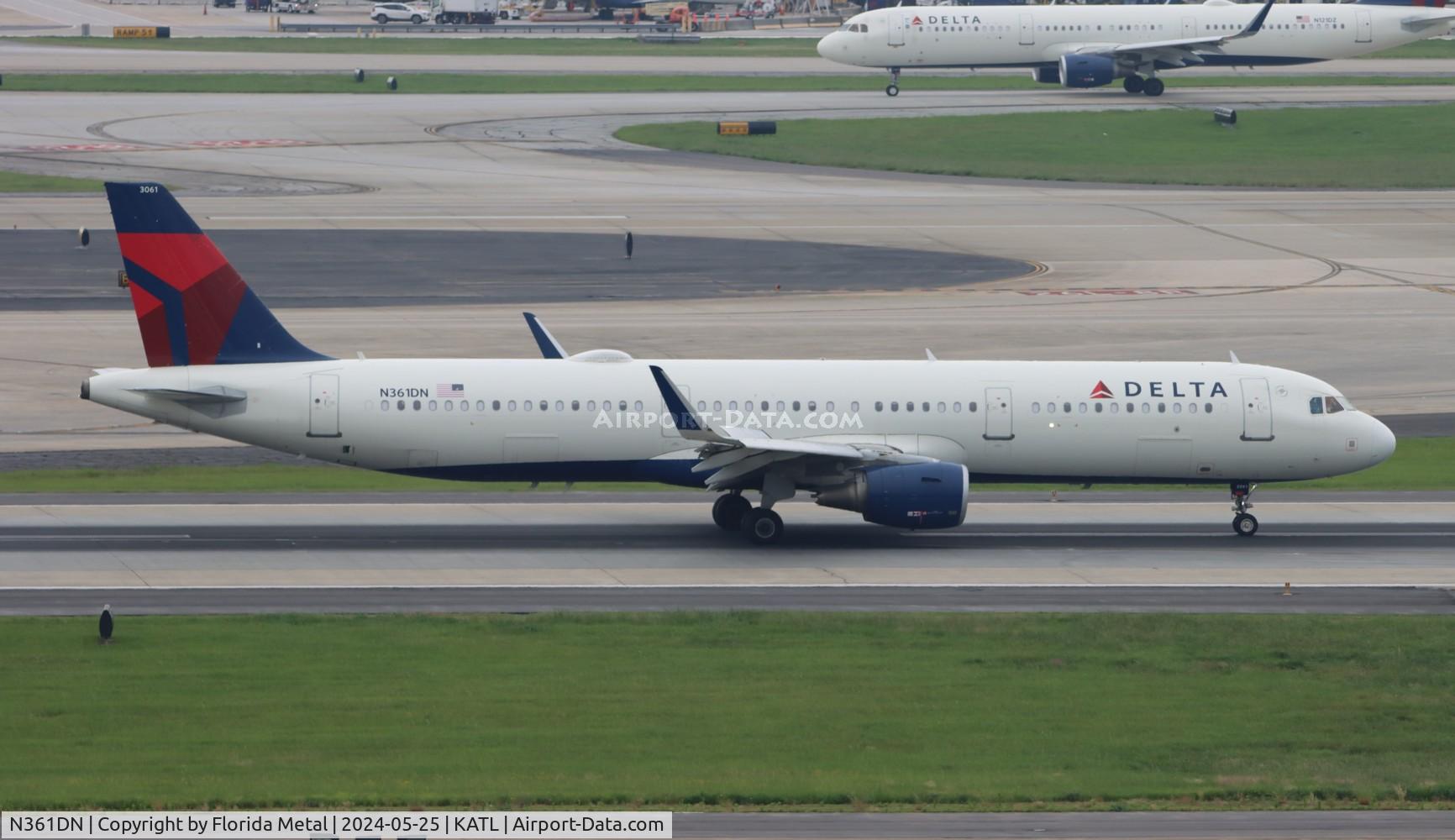 N361DN, 2018 Airbus A321-211 C/N 8423, DAL A321 zx DFW-ATL
