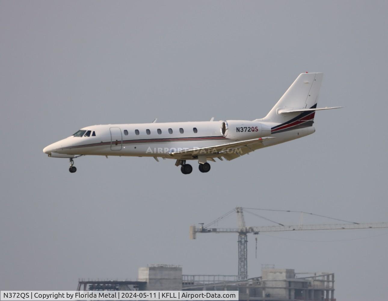 N372QS, 2008 Cessna 680 Citation Sovereign C/N 680-0201, C680 zx PIE-FLL