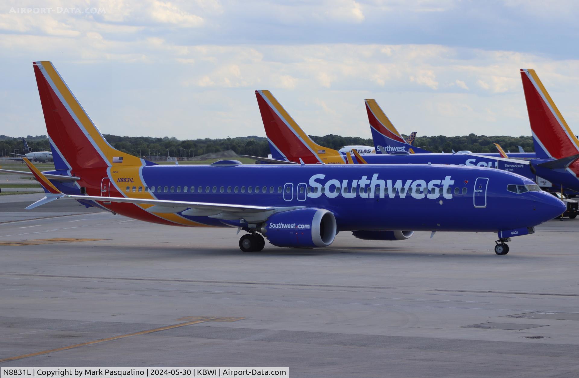 N8831L, 2022 Boeing 737-8 MAX C/N 67482, Boeing 737-8 MAX