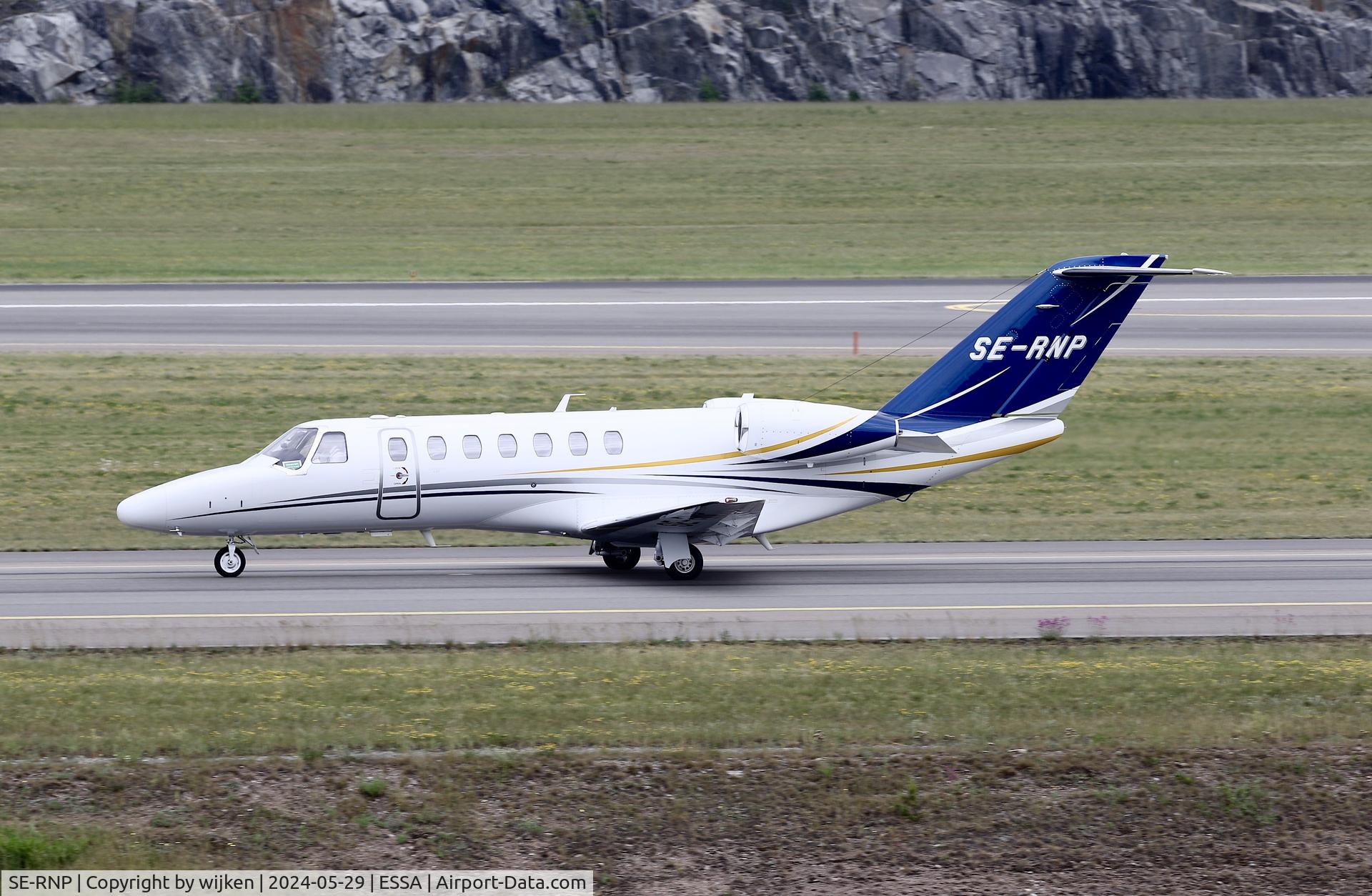 SE-RNP, 2021 Cessna 525B Citation CJ3+ C/N 525B-0646, Twy W