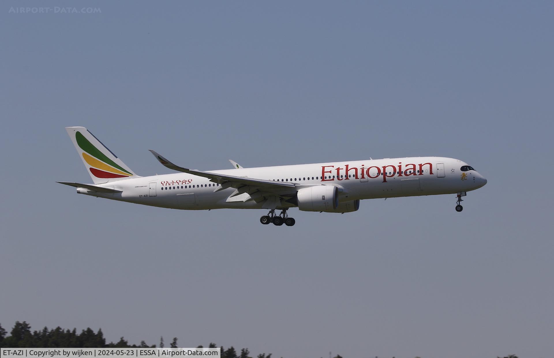 ET-AZI, 2022 Airbus A350-941 C/N 582, Rwy 01L