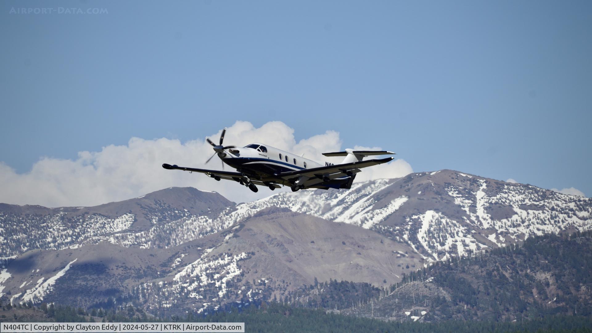 N404TC, 2017 Pilatus PC-12/47E C/N 1743, Truckee Tahoe