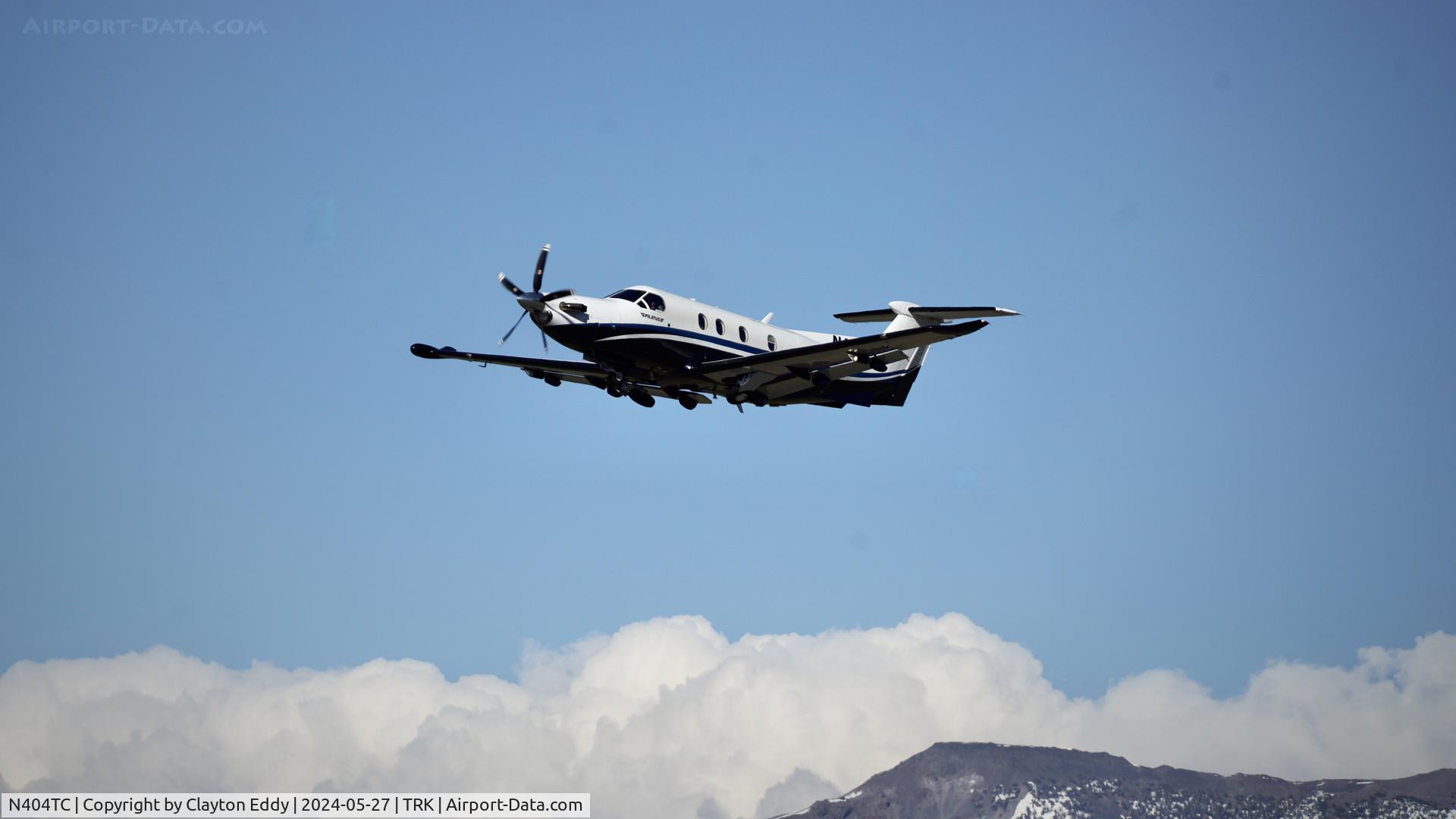 N404TC, 2017 Pilatus PC-12/47E C/N 1743, Truckee Tahoe