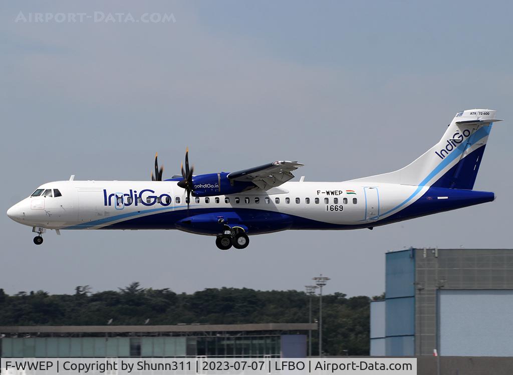 F-WWEP, 2023 ATR 72-600 C/N 1669, C/n 1669 - To be VT-IRI