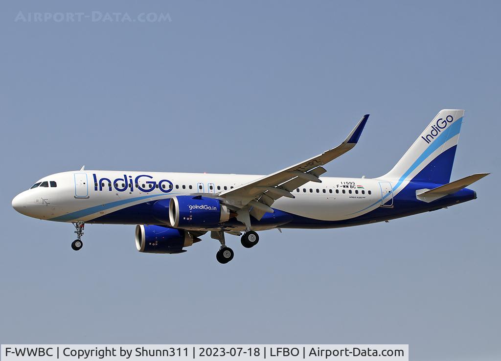 F-WWBC, 2023 Airbus A320-251N C/N 11593, C/n 11593 - To be VT-IPZ