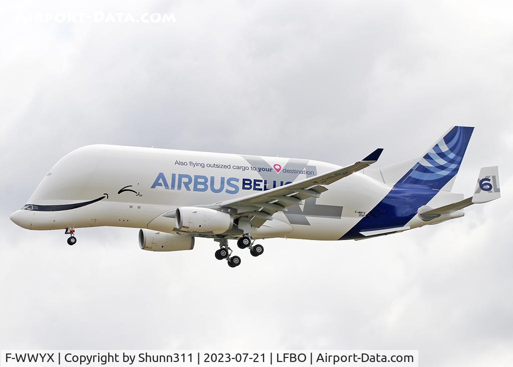 F-WWYX, 2023 Airbus A330-743L Beluga XL C/N 2041, C/n 2041 - To be F-GXLO with special markings on left side