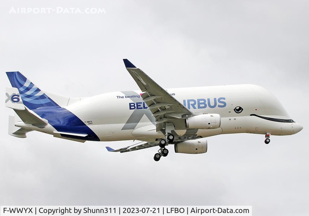 F-WWYX, 2023 Airbus A330-743L Beluga XL C/N 2041, C/n 2041 - To be F-GXLO with special markings on right side