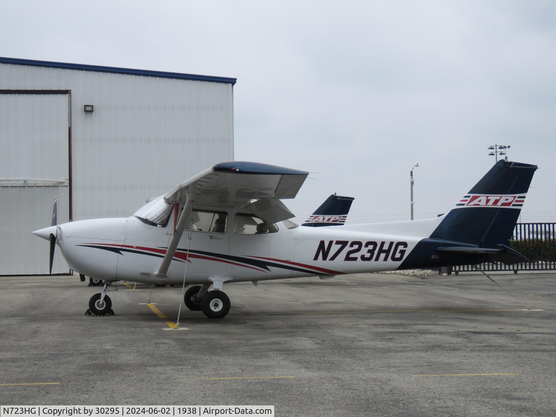 N723HG, 1998 Cessna 172R C/N 17280408, Parked