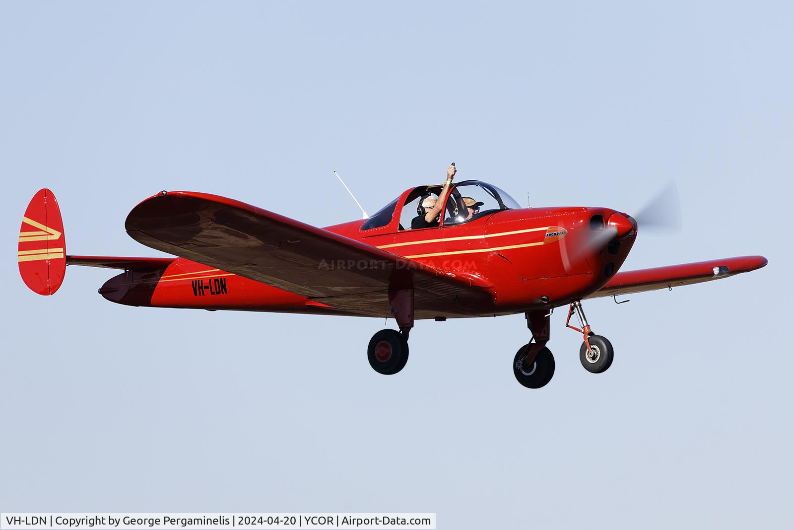 VH-LDN, 1959 Forney F-1 C/N 5709, Antique Aeroplane Association of Australia National Fly-in 2024.