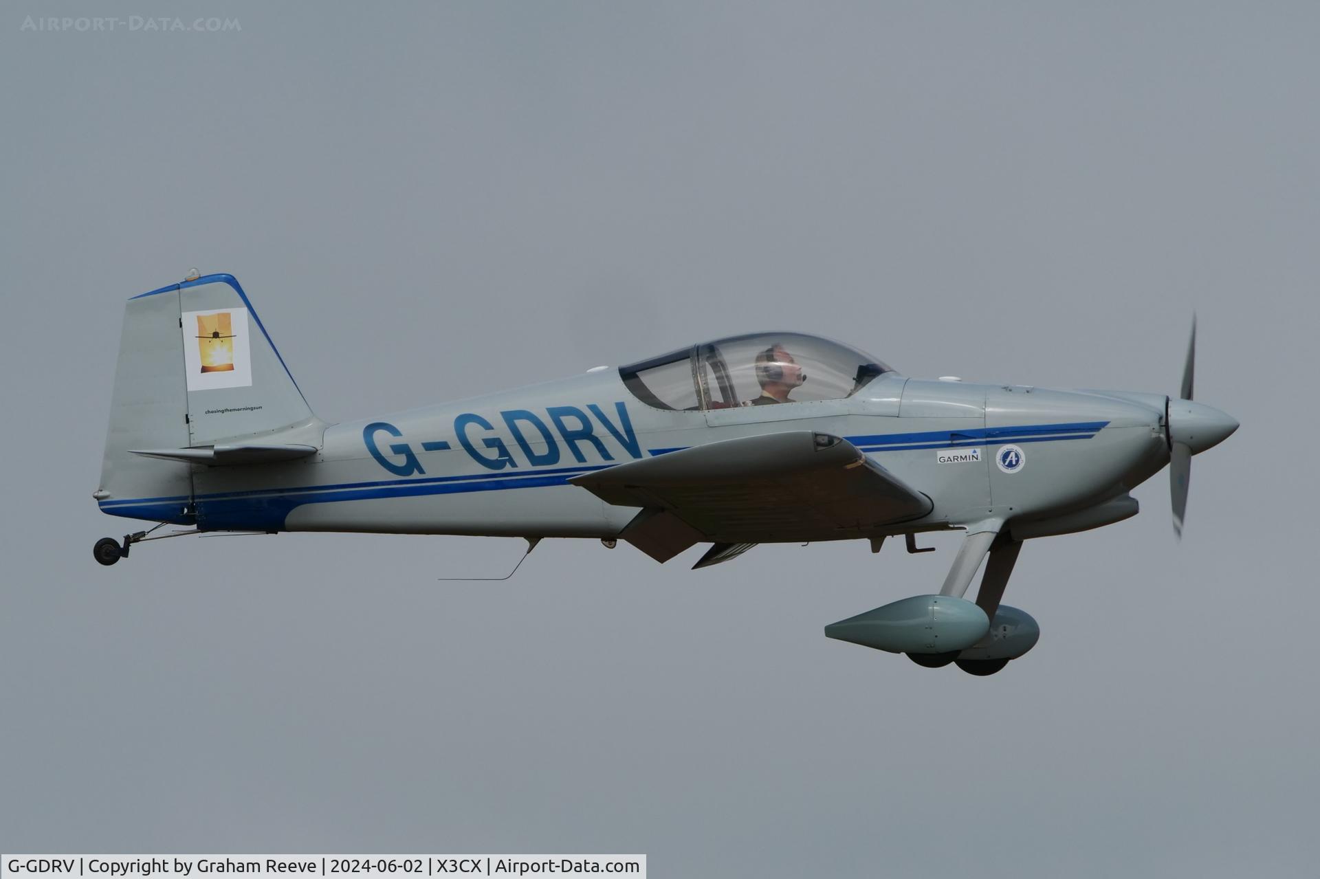 G-GDRV, 1993 Vans RV-6 C/N 21367, Landing at Northrepps.