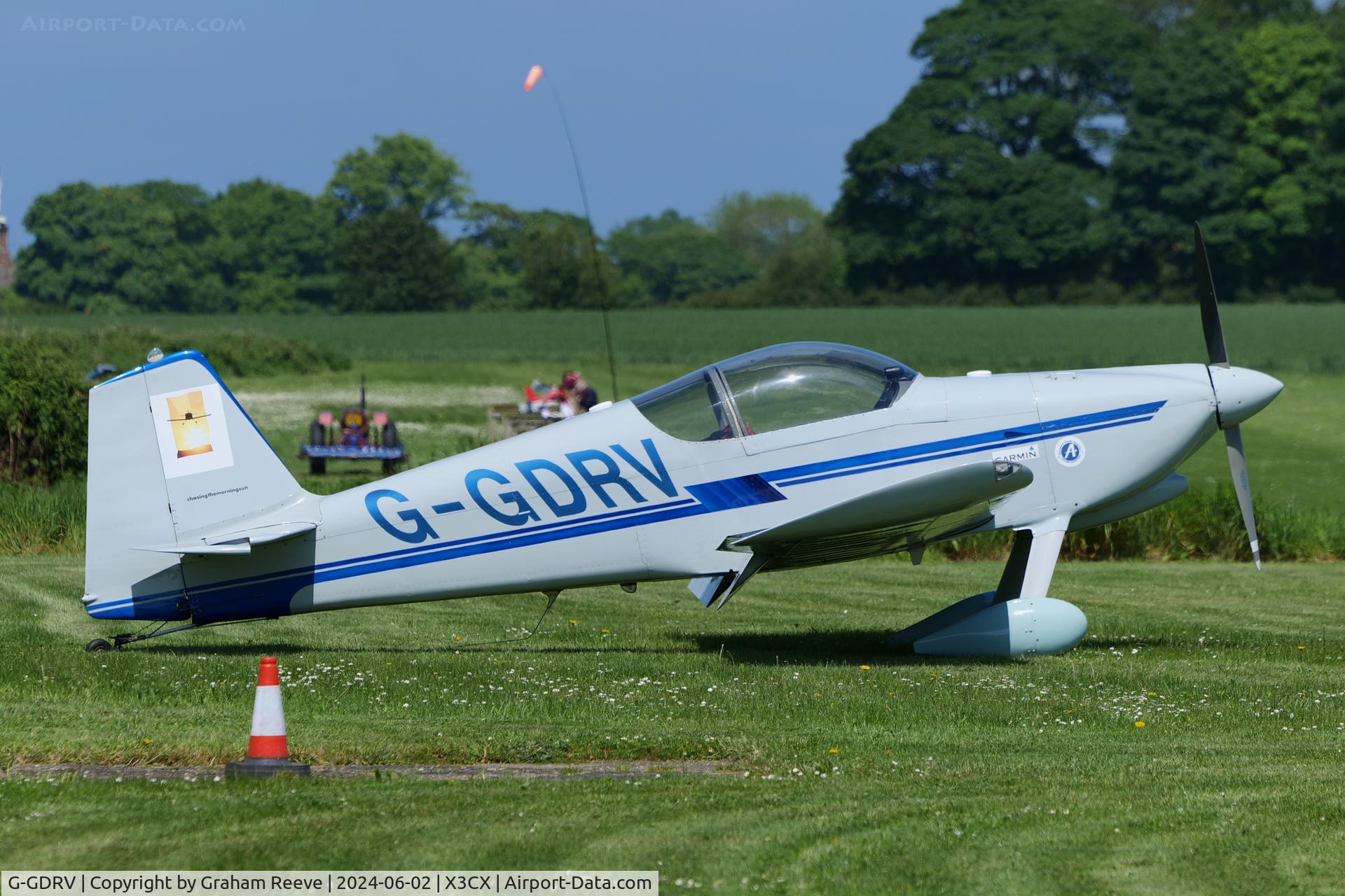 G-GDRV, 1993 Vans RV-6 C/N 21367, Parked at Northrepps.