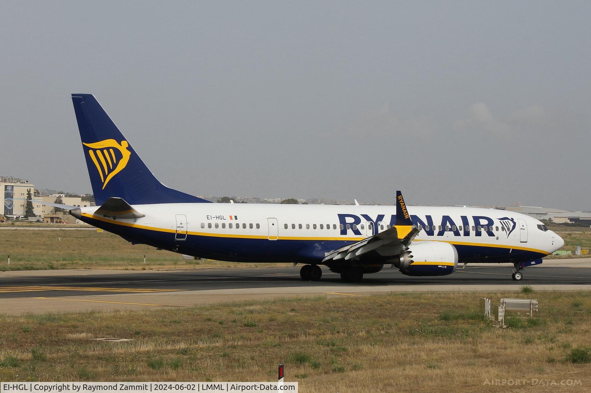EI-HGL, 2022 Boeing 737-8-200 MAX C/N 65081, B737-8 MAX EI-HGL Ryanair