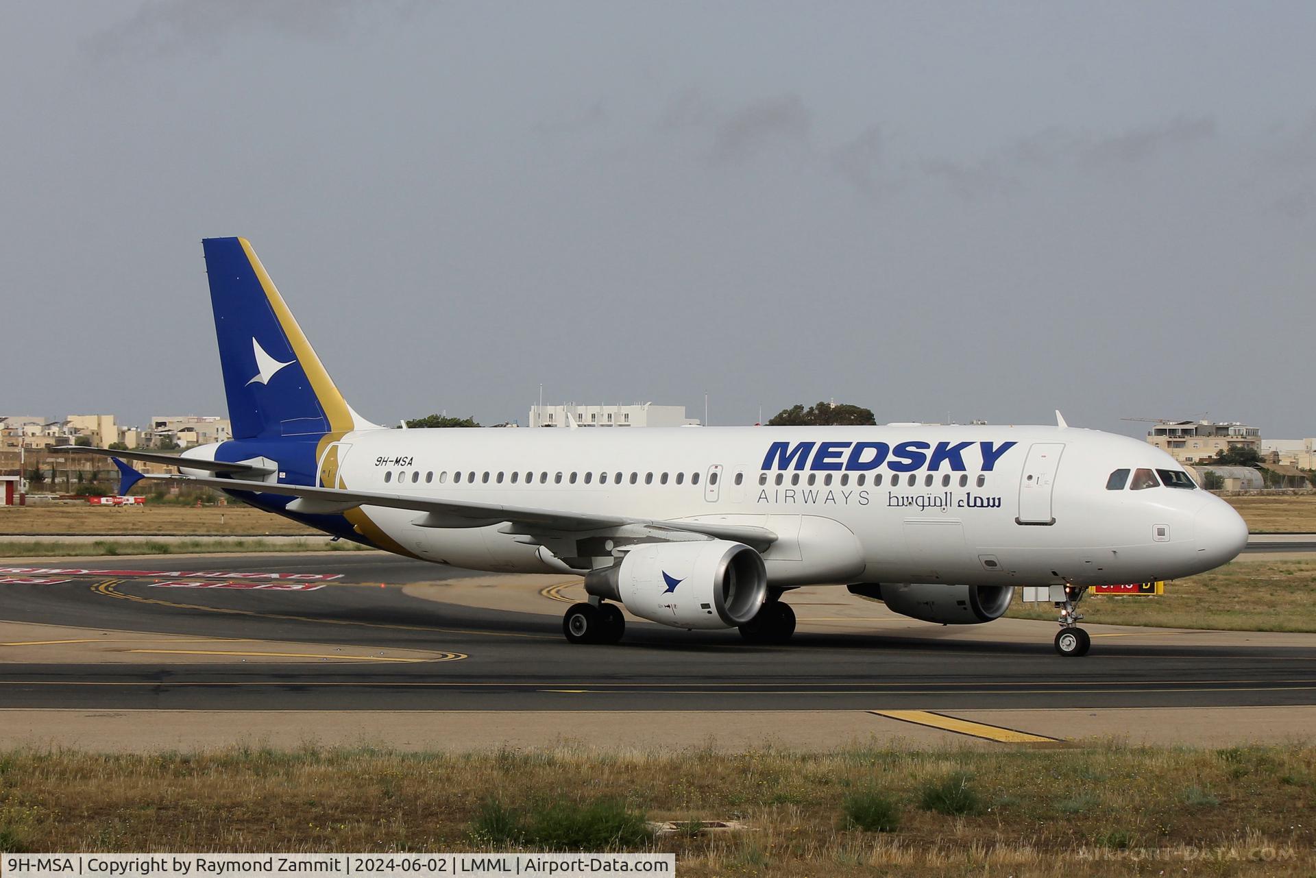 9H-MSA, 2010 Airbus A320-214 C/N 4349, A320 9H-MSA MedSky Airways