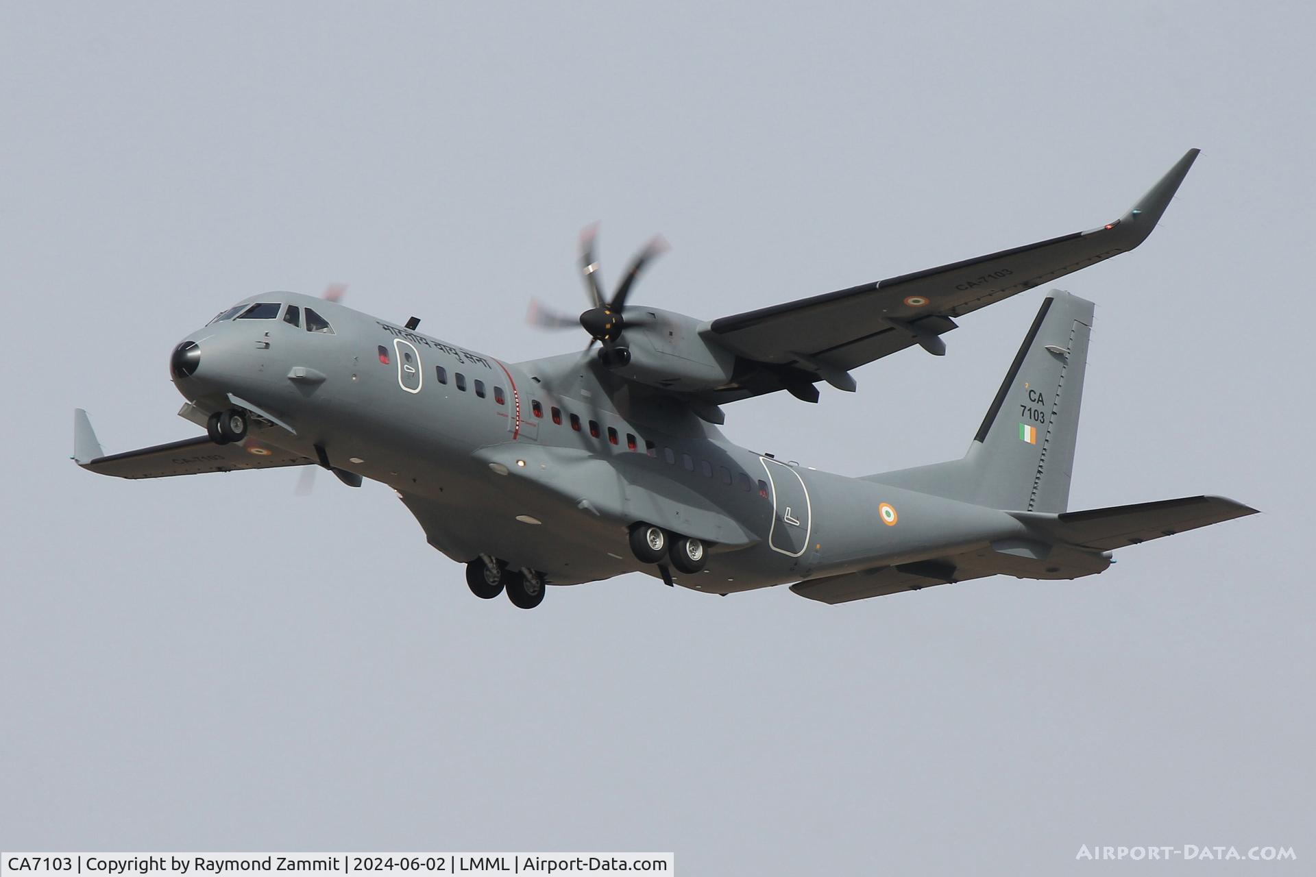 CA7103, 2024 Airbus C-295W C/N S-232, CASA C-295W CA7103 Indian Air Force