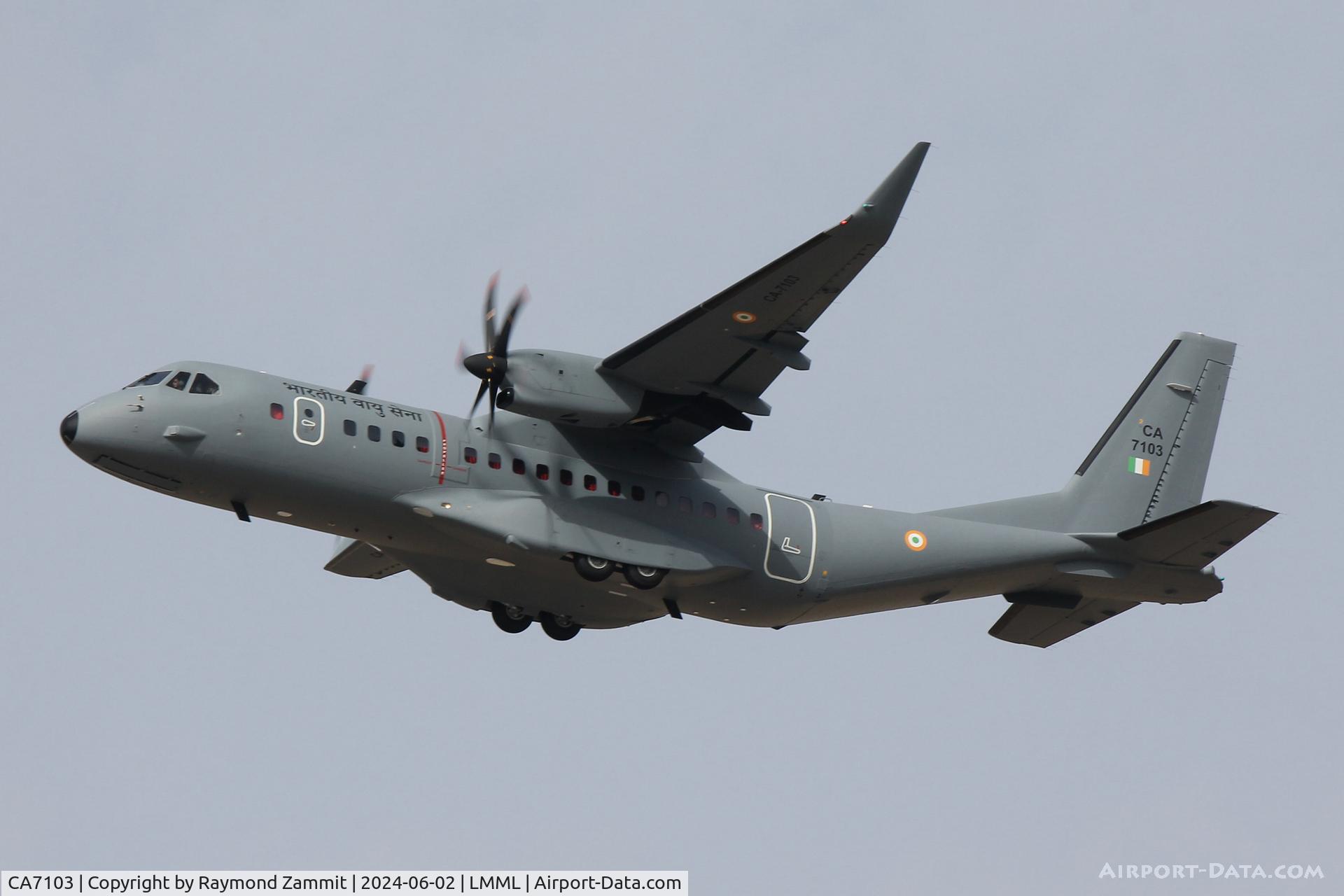 CA7103, 2024 Airbus C-295W C/N S-232, CASA C-295W CA7103 Indian Air Force