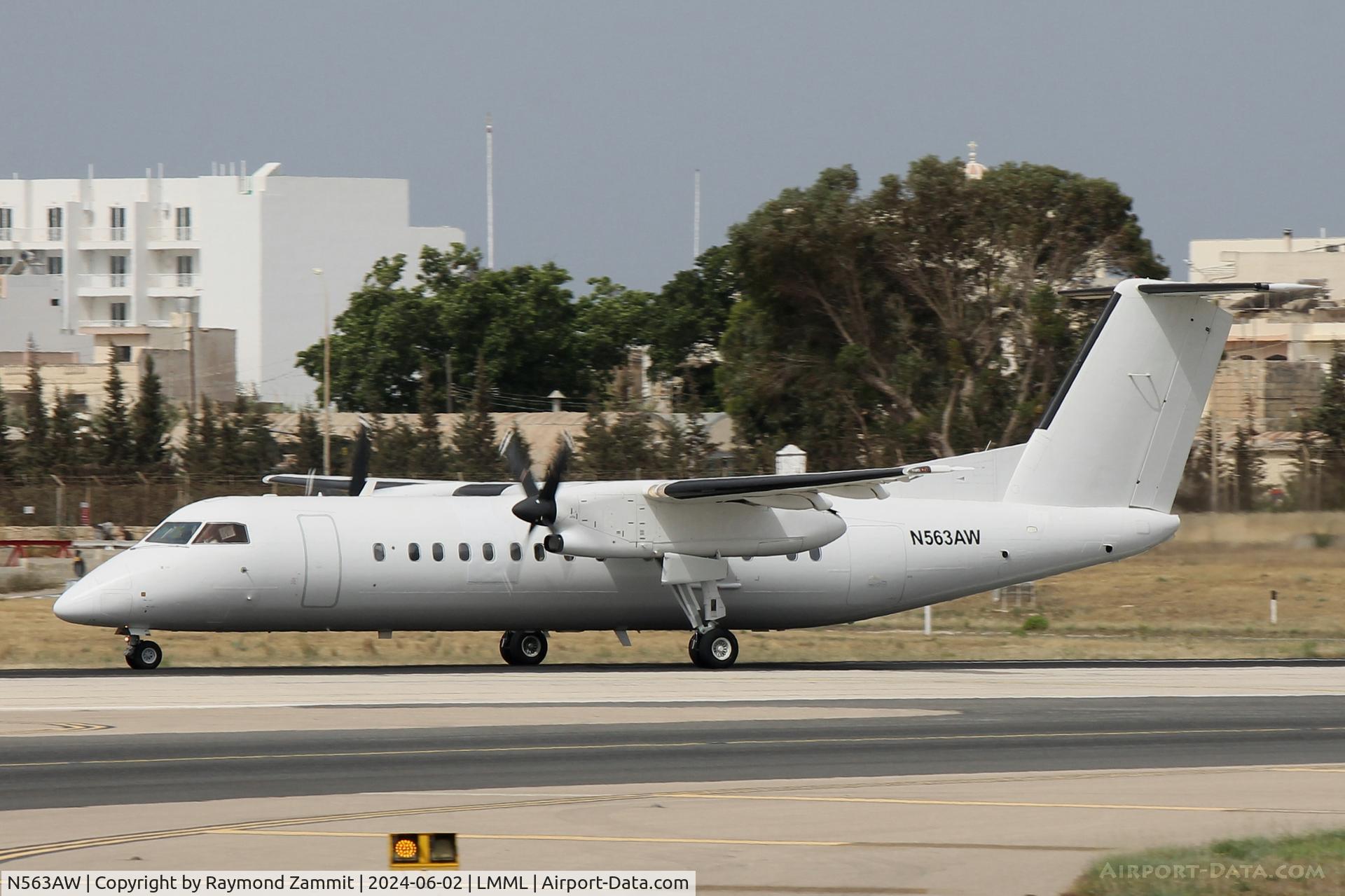 N563AW, 2000 De Havilland Canada DHC-8-315Q Dash 8 C/N 563, DeHavilland Canada DHC-8 N563AW Government of the United States of America
