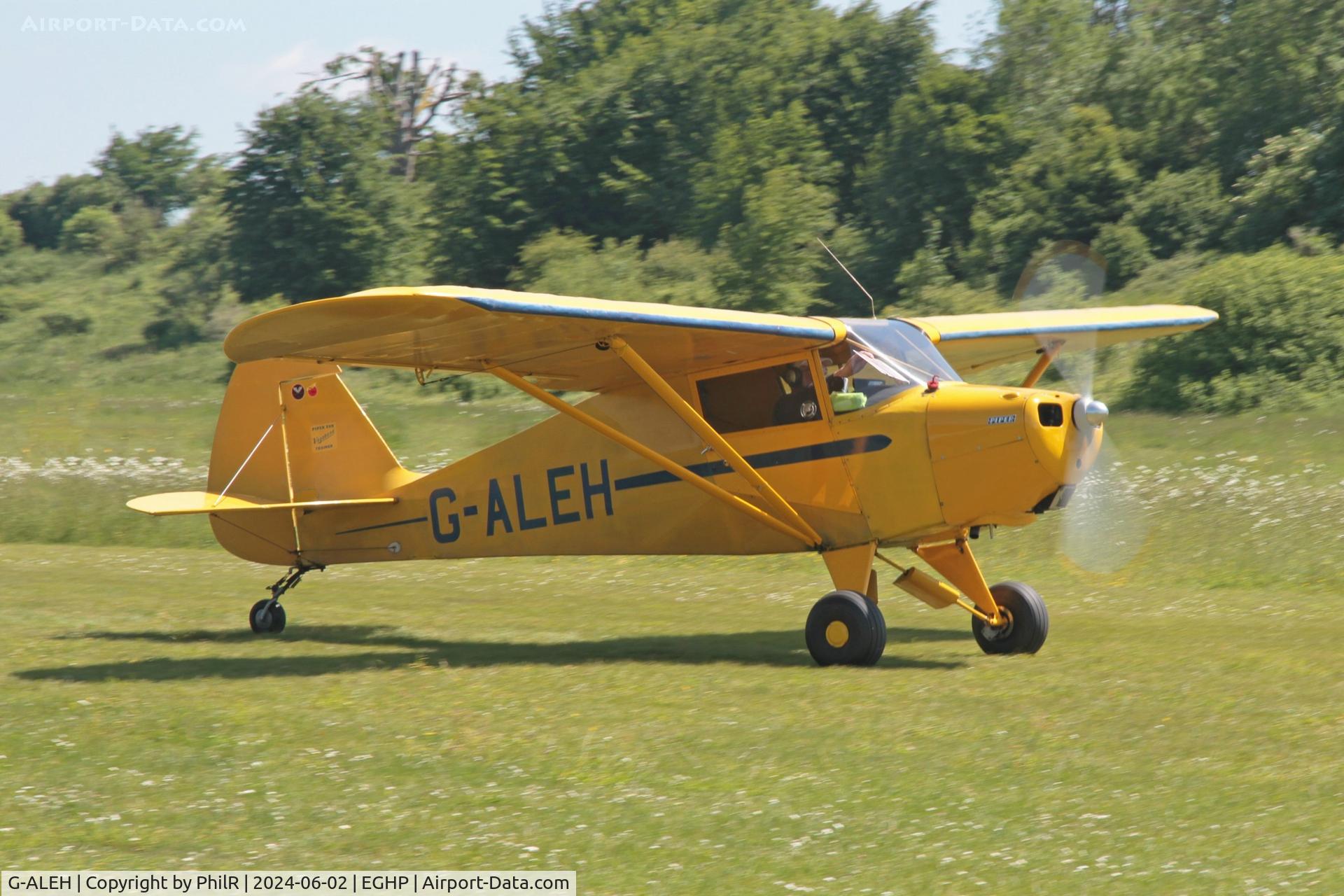 G-ALEH, 1948 Piper PA-17 Vagabond C/N 17-87, G-ALEH 1948 Piper PA-17 Vagabond Jodel Fly In Popham 02.06.24 (2)