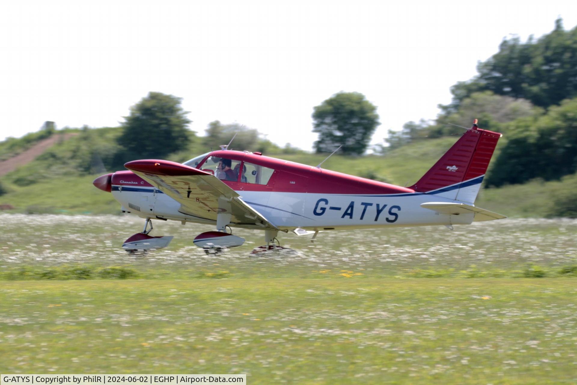 G-ATYS, 1966 Piper PA-28-180 Cherokee C/N 28-3296, G-ATYS 1966 PIPER PA-28-180 Cherokee Jodel Fly In Popham 02.06.24
