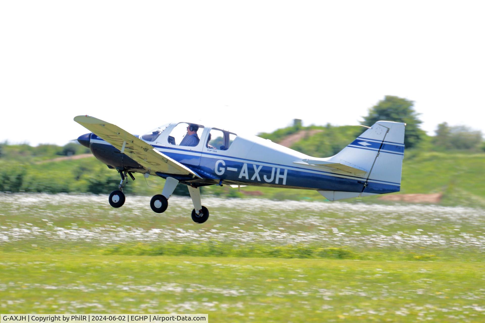 G-AXJH, 1969 Beagle B-121 Pup Series 2 (Pup 150) C/N B121-089, G-AXJH 1969 Beagle B121 Series 2 Pup Jodel Fly In Popham 02.06.24