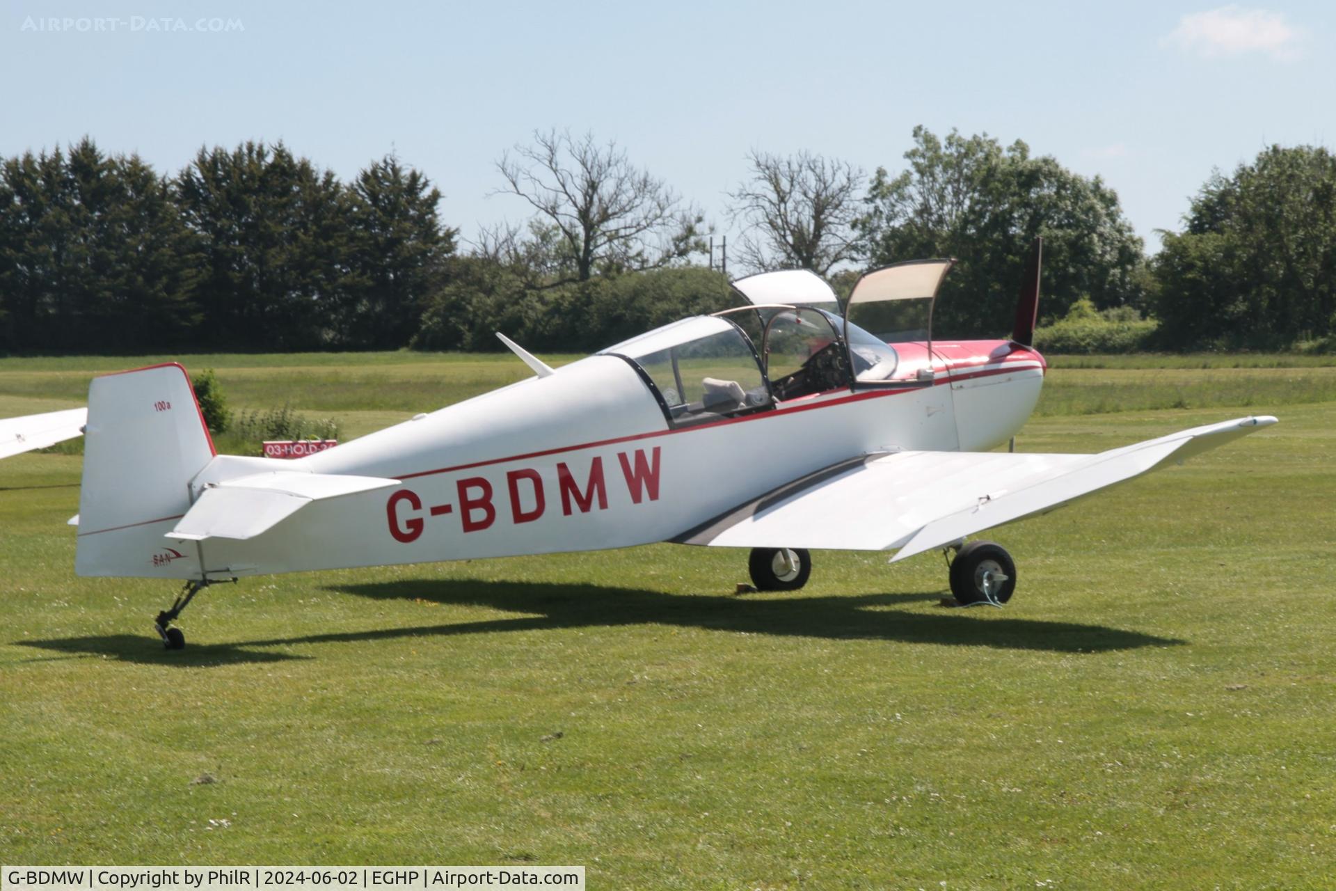 G-BDMW, 1959 SAN Jodel DR-100A C/N 79, G-BDMW 1959 SAN Jodel DR100A Ambassadeur  Jodel Fly In Popham 02.06.24