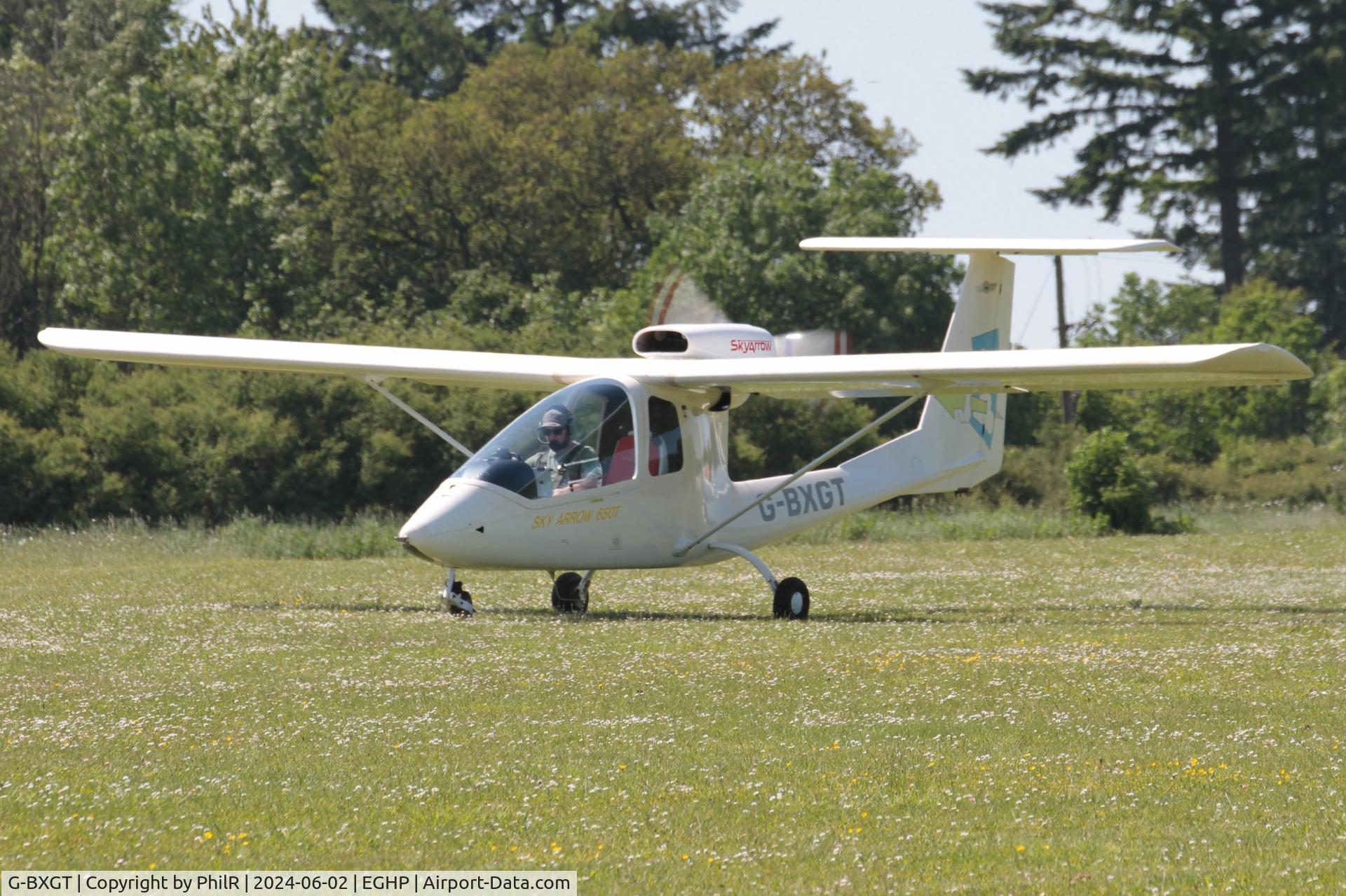 G-BXGT, 1997 Iniziative Industriali Italiane Sky Arrow 650TC C/N PFA 298-13085, G-BXGT 1997 Sky Arrow 650 T Jodel Fly In Popham 02.06.24