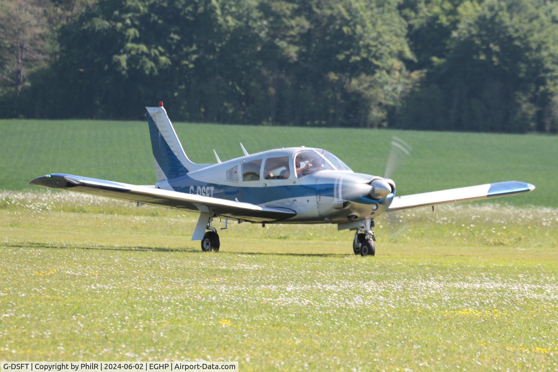 G-DSFT, 1973 Piper PA-28R-200-2 Cherokee Arrow II C/N 28R-7335157, G-DSFT 1973 Piper  PA-28R-200-2 Cherokee Arrow ll Jodel Fly In Popham 02.06.24 (2)
