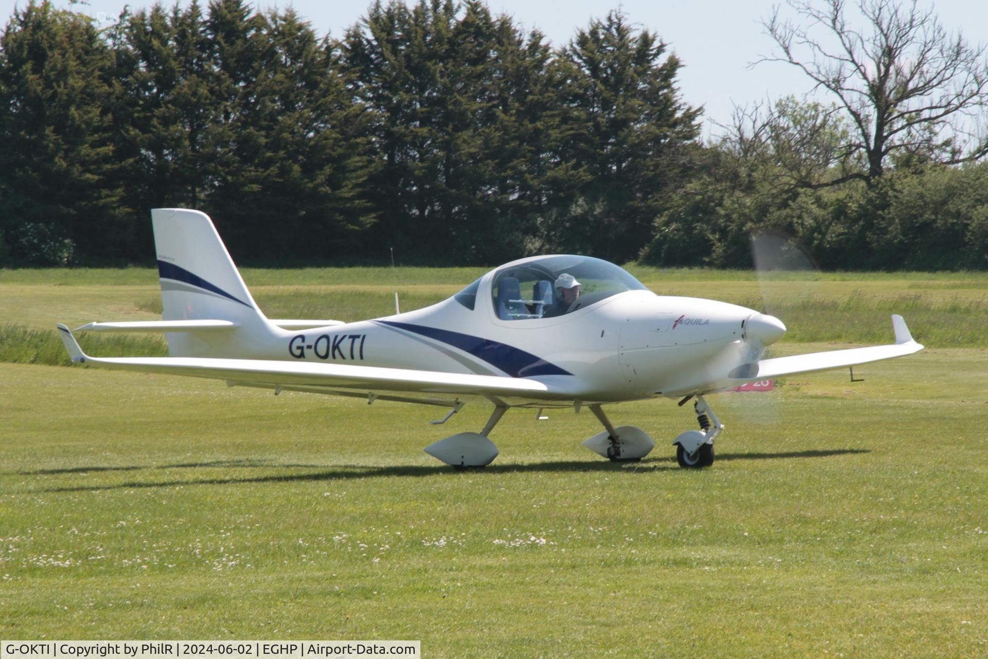 G-OKTI, 2007 Aquila A210 (AT01) C/N AT01-172, G-OKTI 2007 Aquila  AT01 Jodel Fly In Popham 02.06.24 (3)